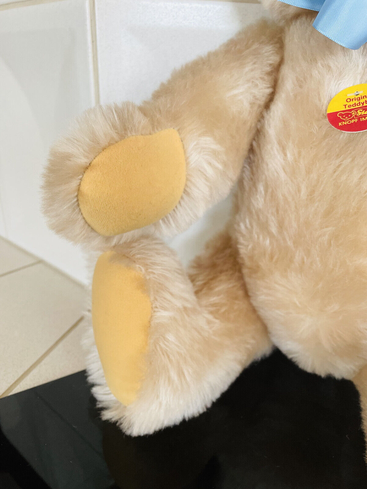 Steiff Teddybär Original mit Etikett inkl. Fahne mit Knopf im Ohr 0201/51