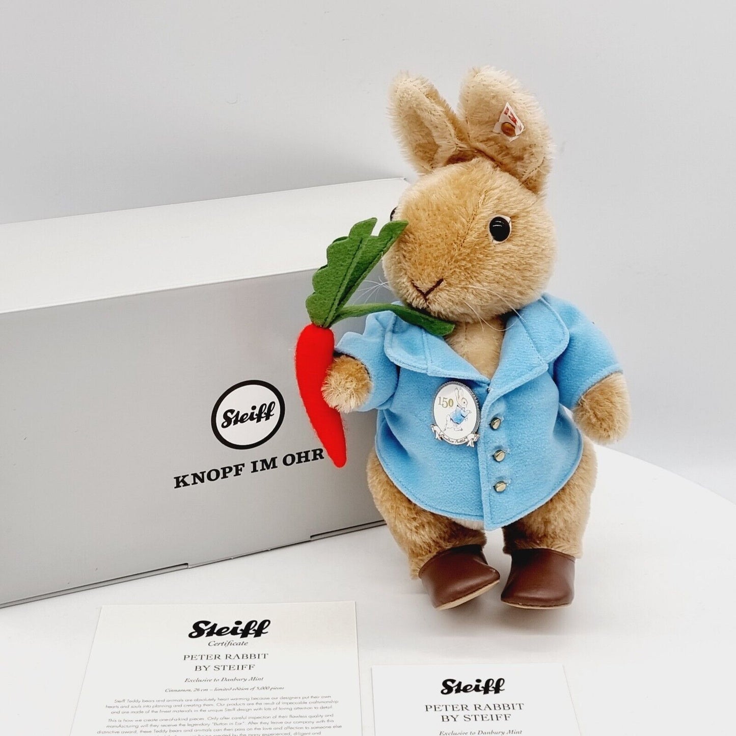 Steiff 690051 Peter Rabbit für Danbury Mint aus Beatrix Potter limitiert 5000