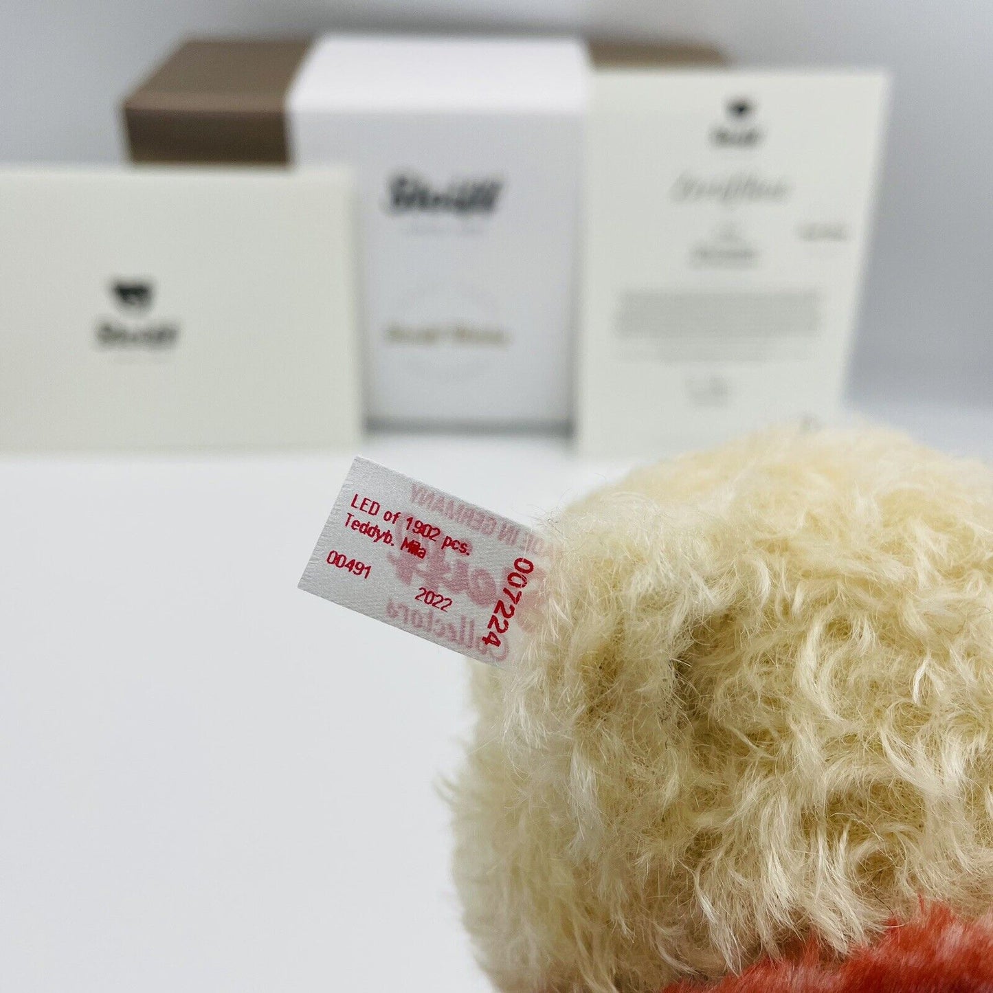 Steiff Teddybär Mila mit Winterjacke 007224 limitiert 1902 aus 2022 28cm