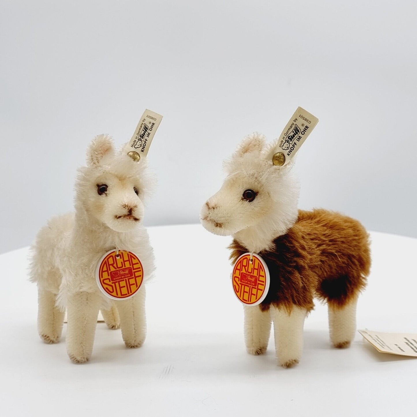 Steiff 038501 Lama Set Arche 16 cm mit Etikett