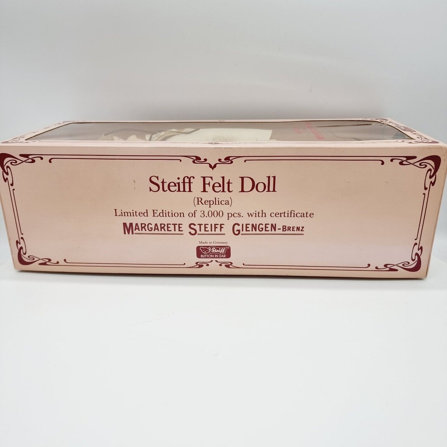 Steiff 9110/43 Filzpuppe Bäuerin Replica 1912 limitiert 3000 aus 1987 43 cm
