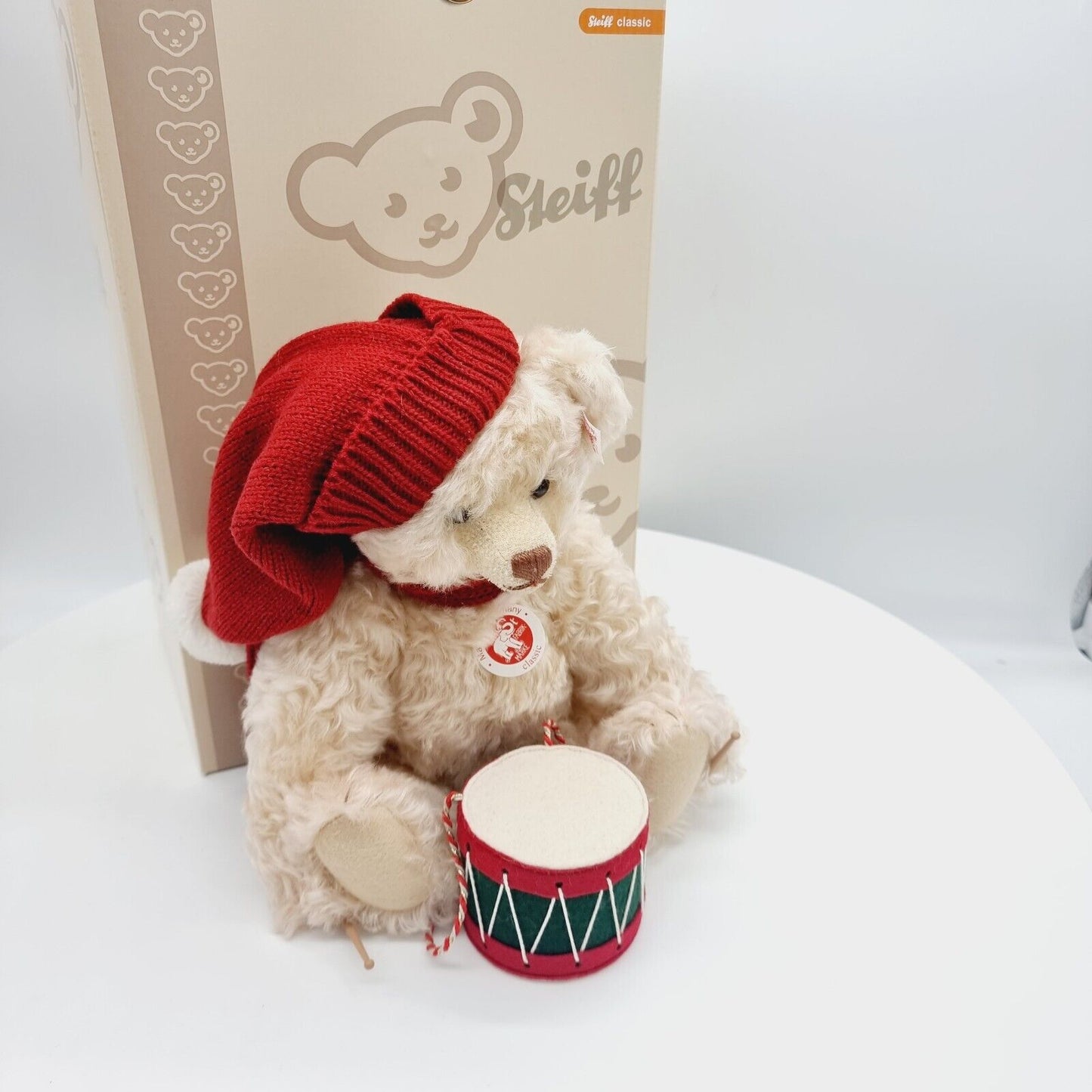 Steiff 037368 Teddybär Trommler limitiert 2007 aus 2007 30cm Mohair