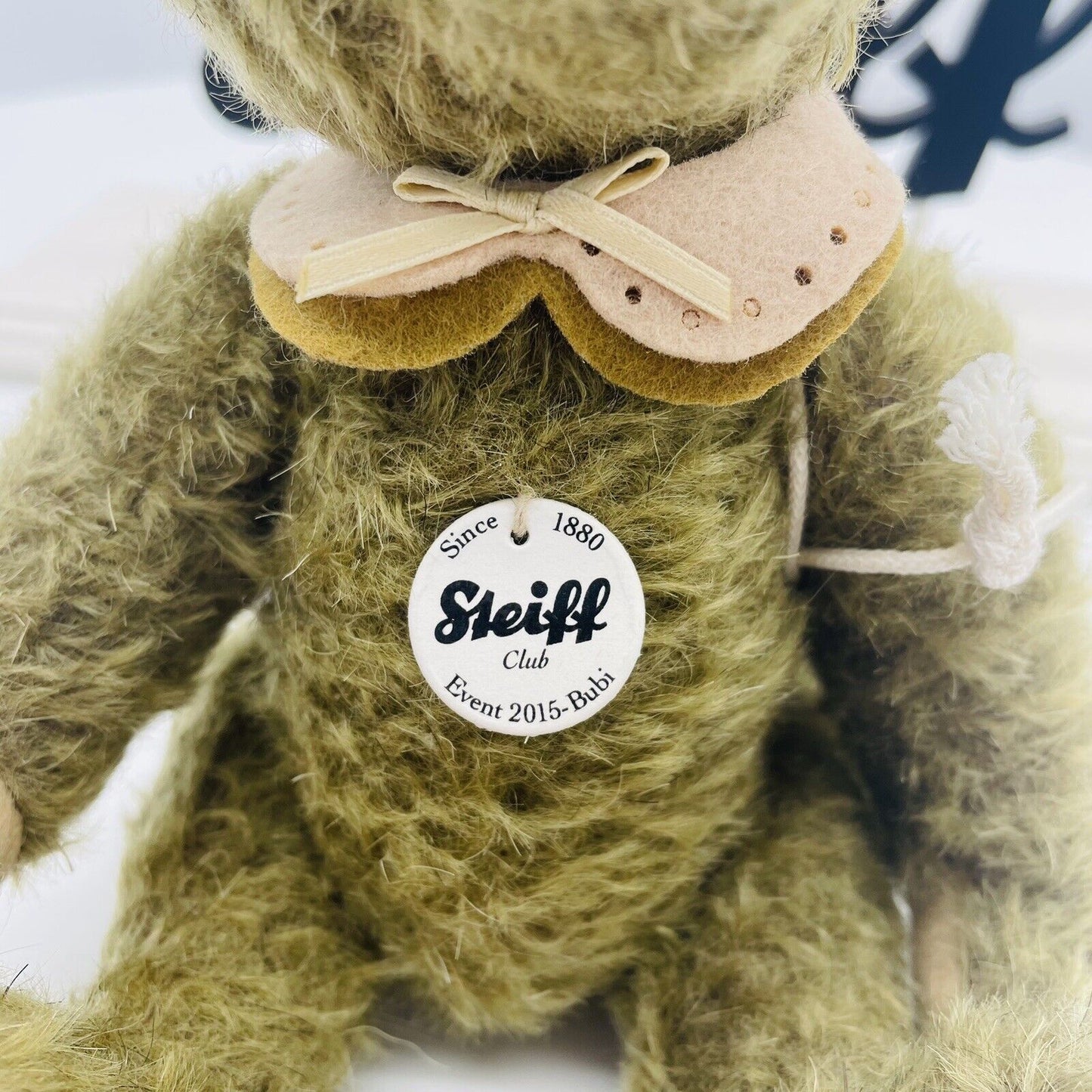 Steiff Event Teddybär Bubi 421334 limitiert 2015 aus 2015 21cm Mohair
