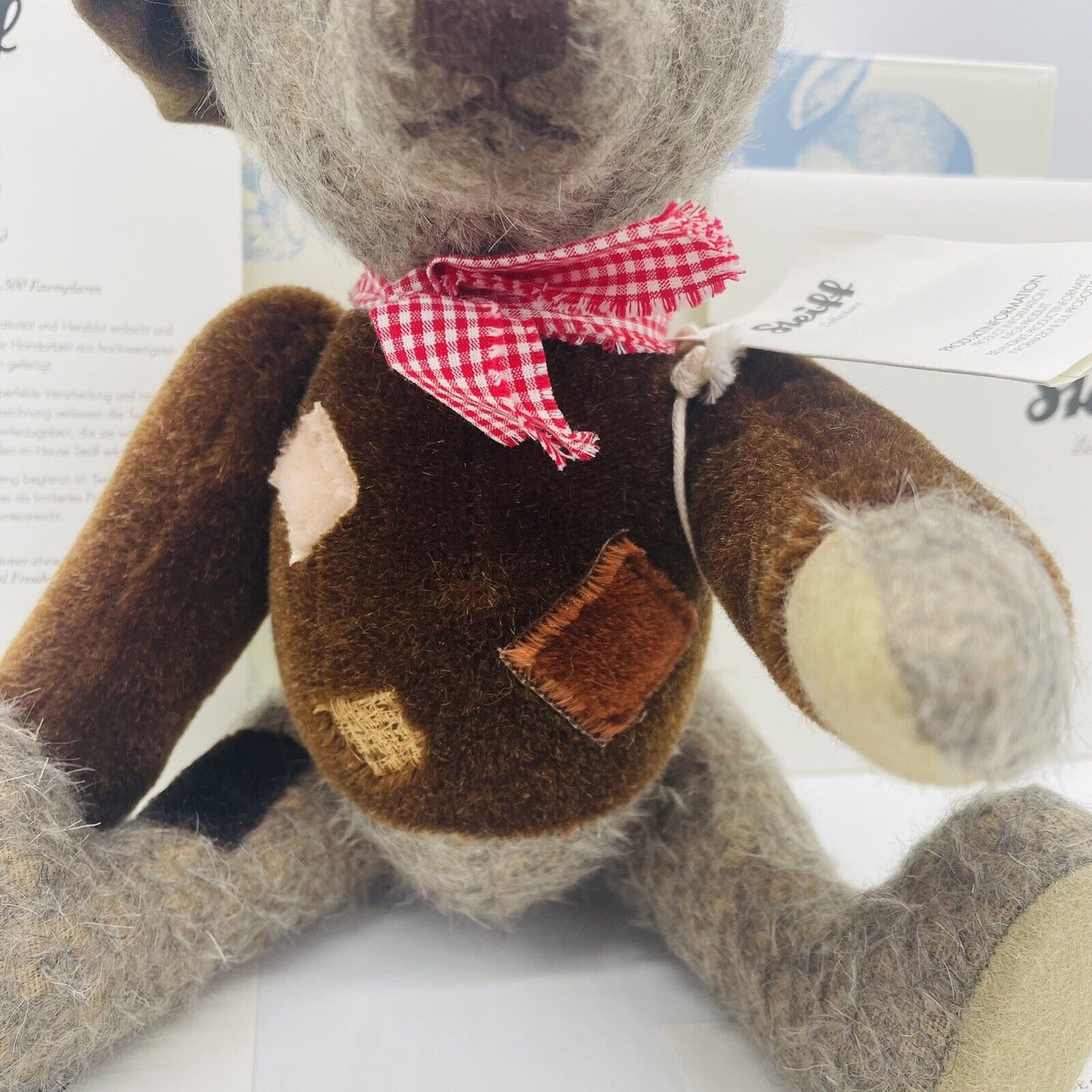 Steiff Teddybär Vagabund 673832 limitiert 1500 aus 2015 30cm Mohair