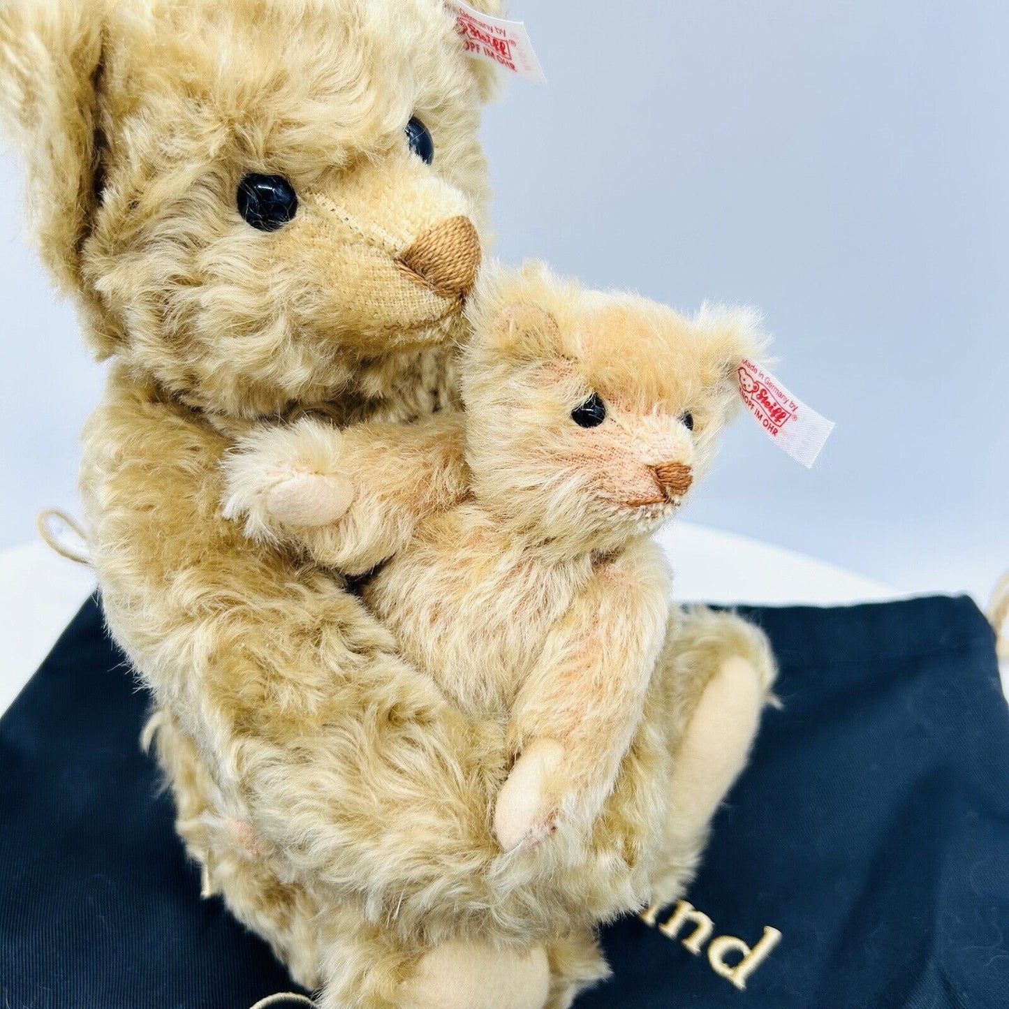 Nr. 200! Steiff Teddybären Bärenpaar Mutter und Kind 671678 limitiert 1500 28 cm