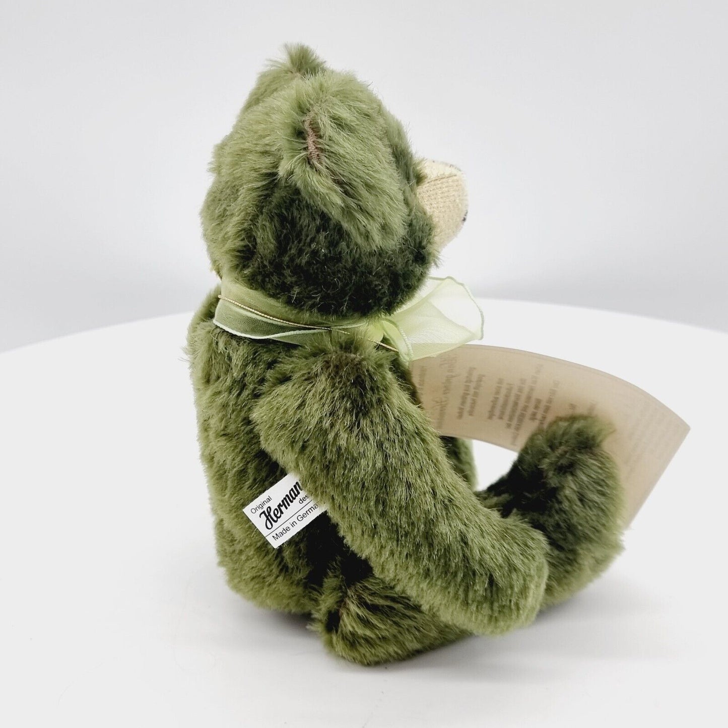 Hermann Coburg Teddybär Mein grüner Hermann limitiert 6 23 cm Mohair