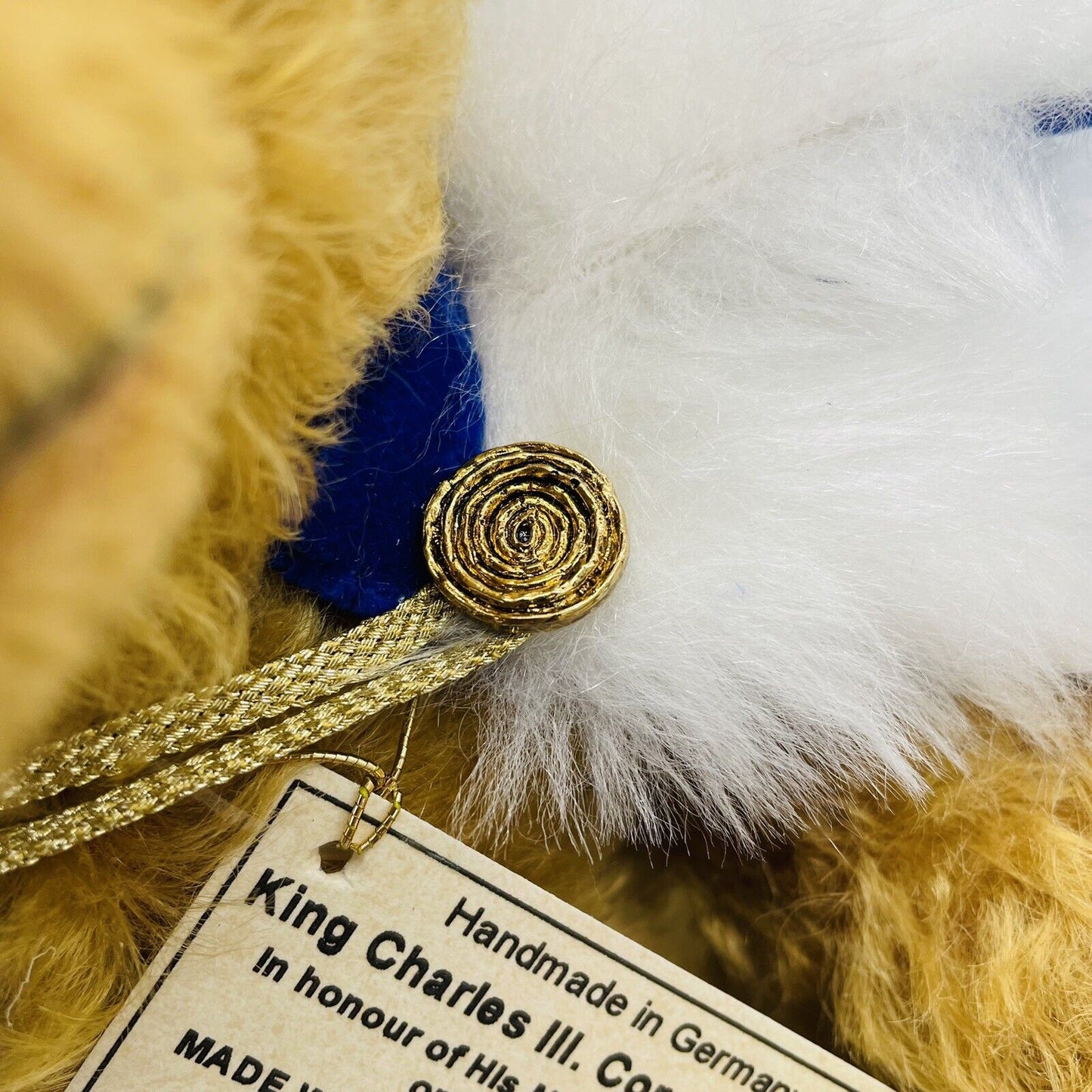 Hermann Coburg Teddybär King Charles III. Coronation Bear limitiert 500 aus 2023