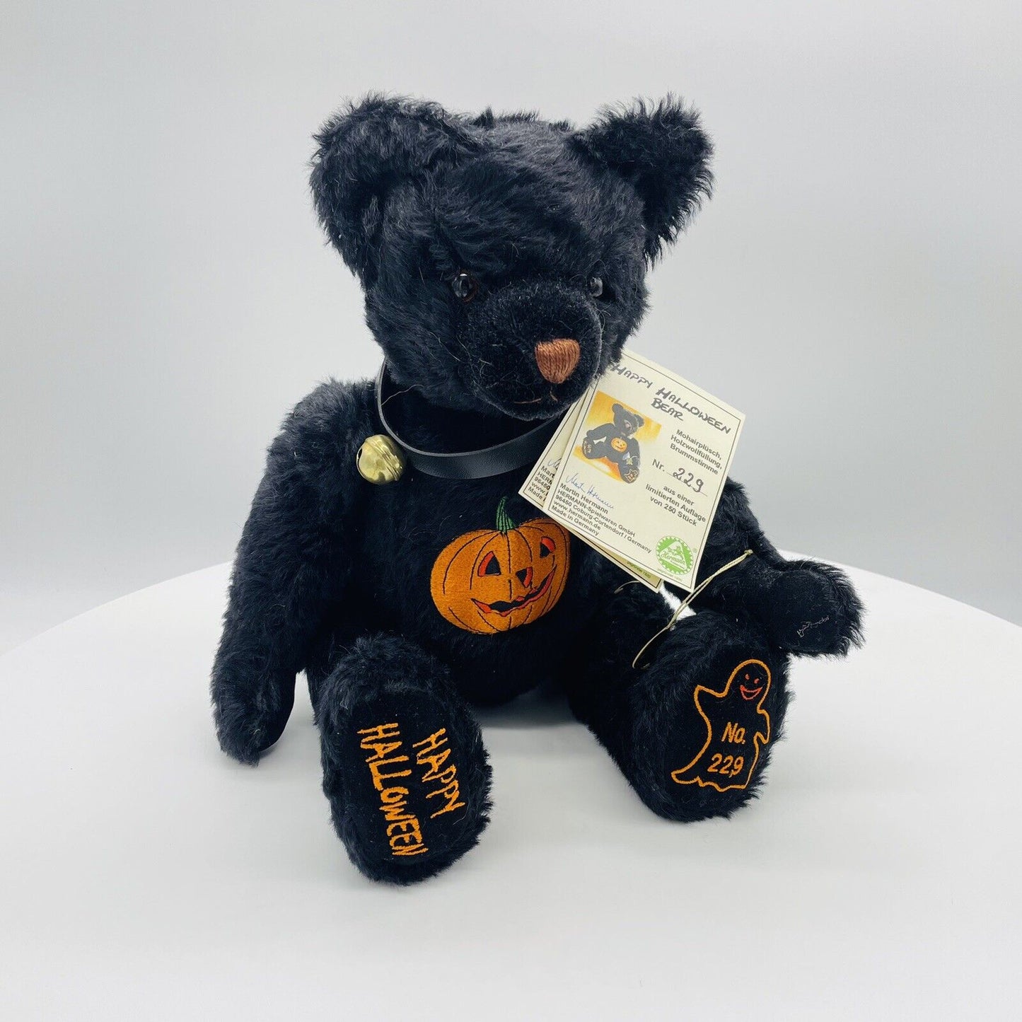 Hermann Coburg Teddybär Happy Halloween limitiert 250 Mohair
