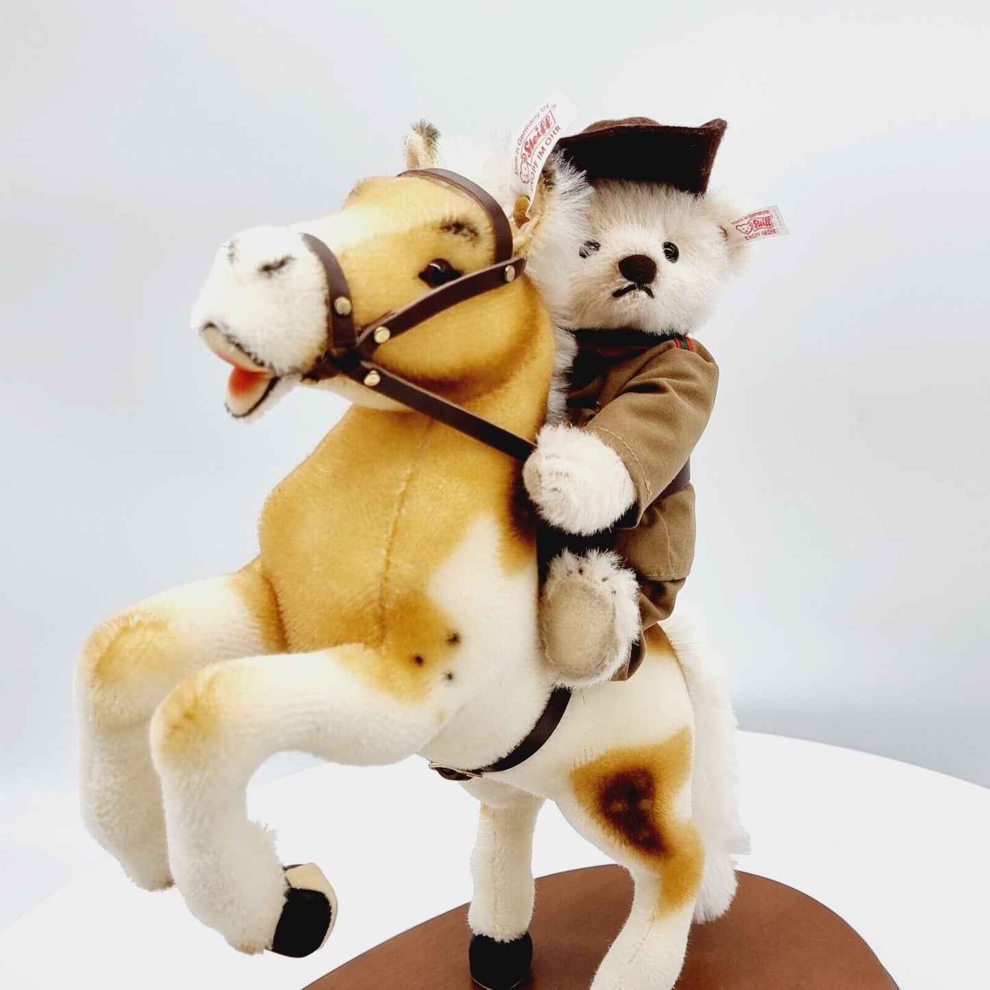 Steiff 038457 Rough Rider limitiert 1858 aus 2008 18 cm und 30 cm Mohair