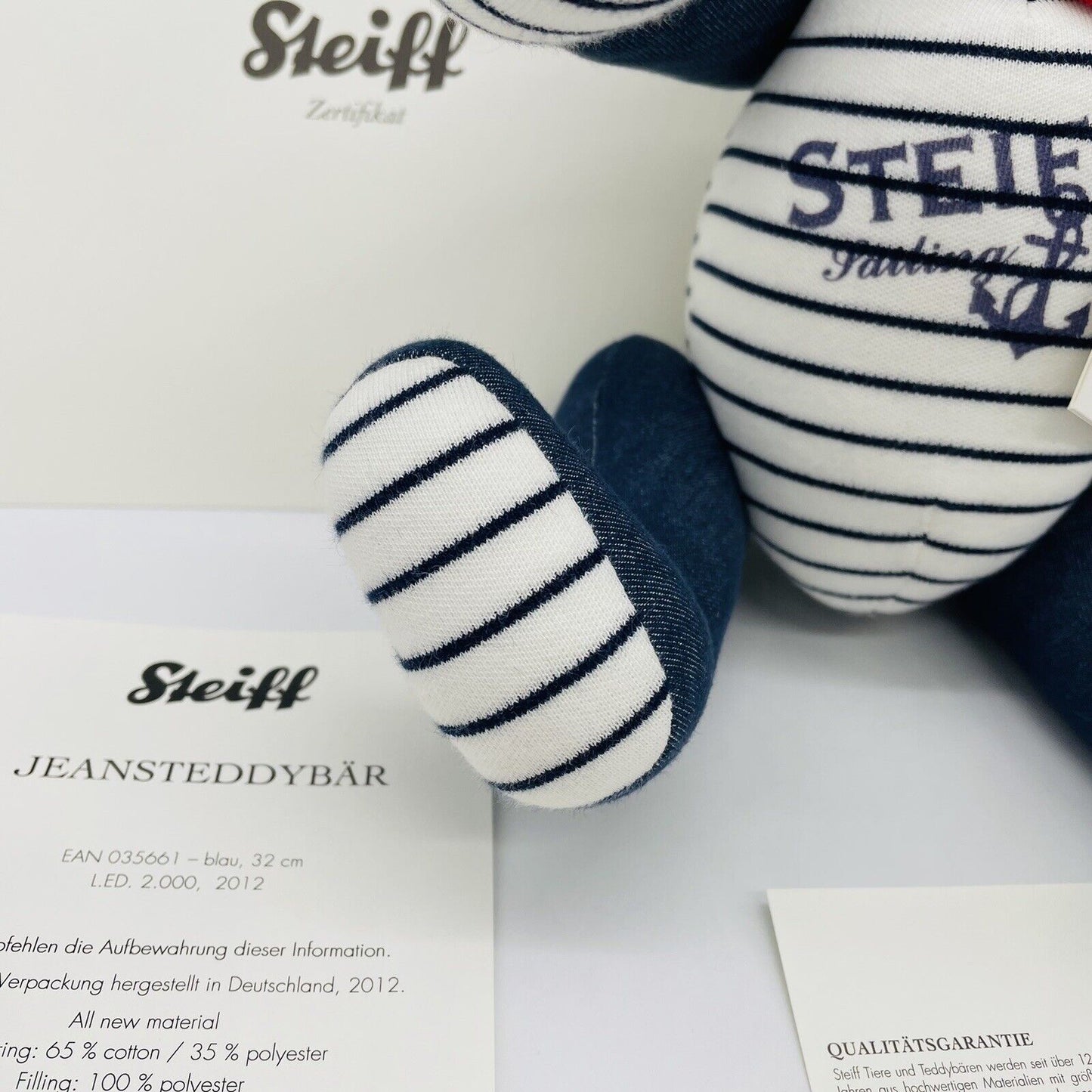 Steiff Jeansteddybär Selection 035661 limitiert 2000 aus 2012 32cm