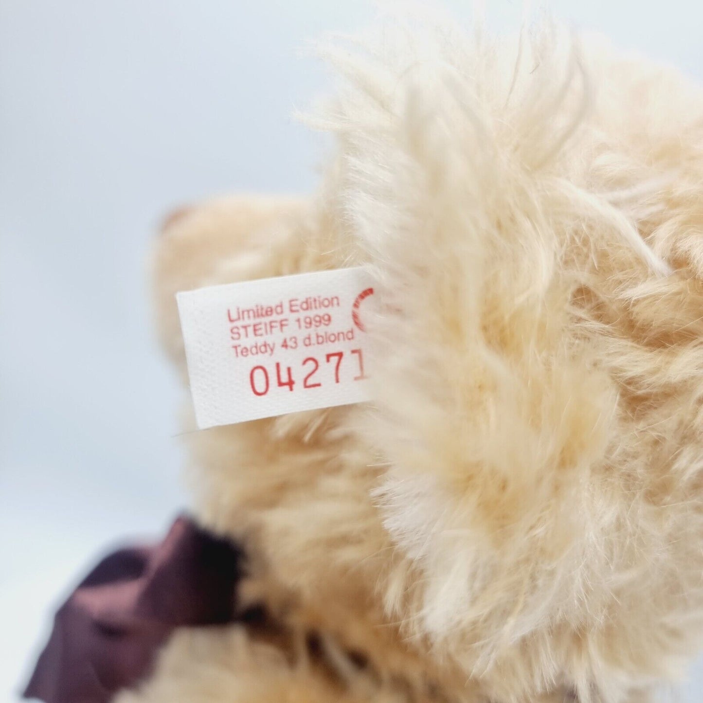 Steiff 670374 Jahrtausend Teddybär blond 43 cm limitiert bis Ende 1999 blond