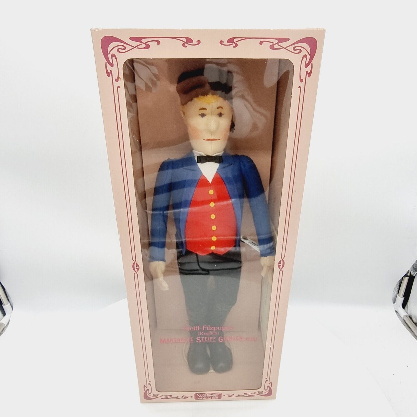 Steiff 9112/45 Filzpuppe Kleinbauer Jörg Replica 1904 limitiert 3000 aus 1987