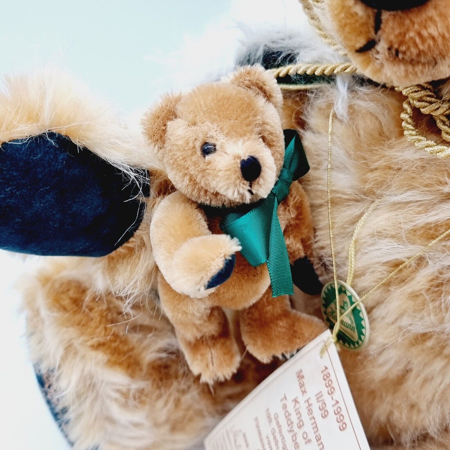 Hermann Coburg Teddybär Max Hermann König der Teddybären limitiert 1000 Mohair