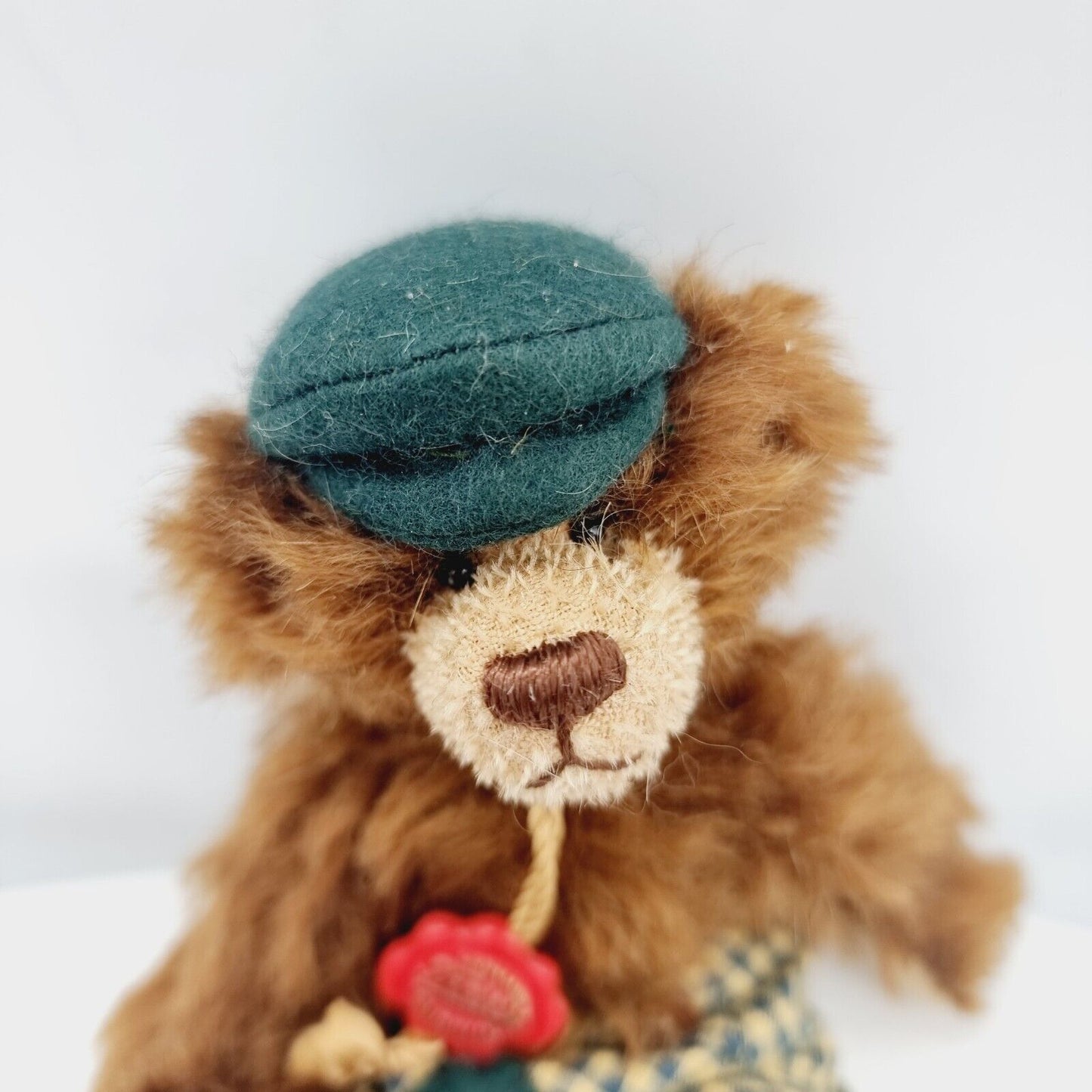 Hermann Teddy Original Jahresbär 2009 mit Hose und Mütze 14 cm Mohair