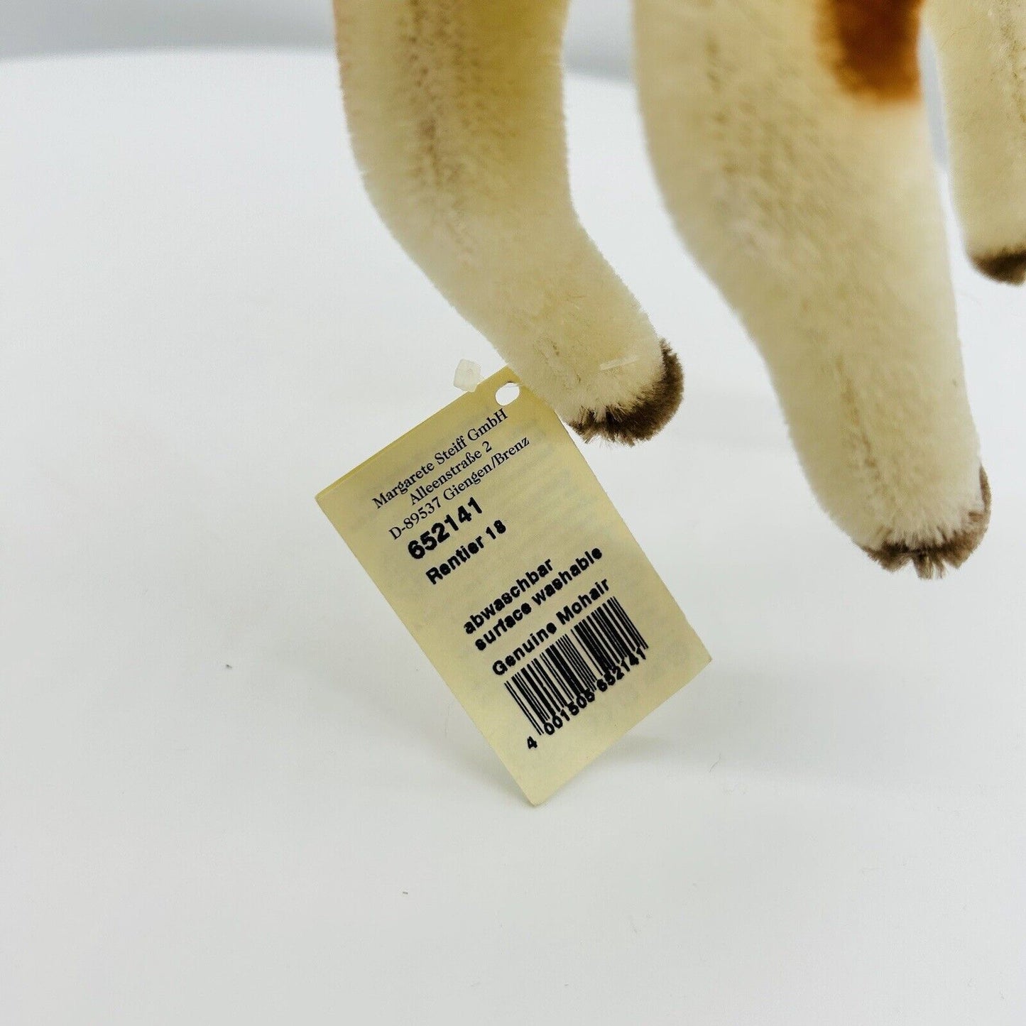 Steiff 652141 Rentier 18 cm Weihnachten B-Ware ohne Fahne