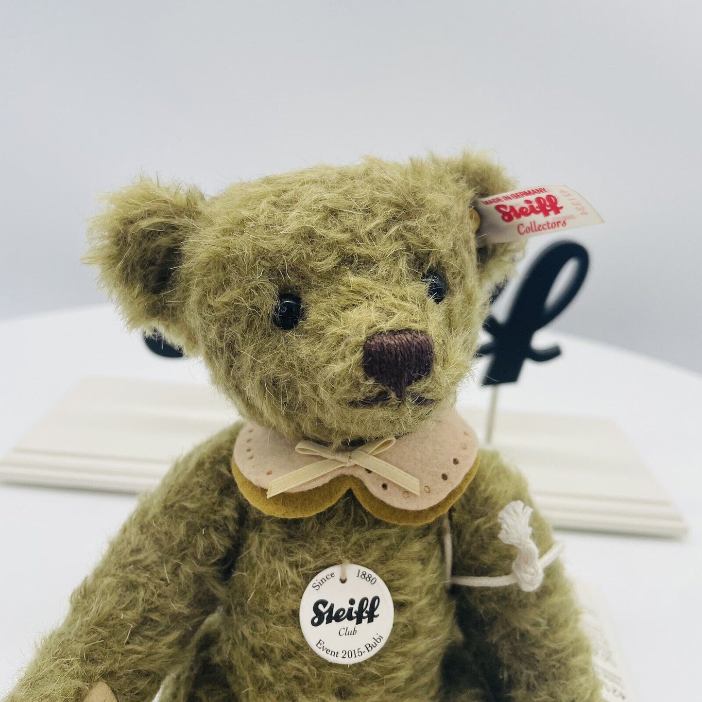 Steiff Event Teddybär Bubi 421334 limitiert 2015 aus 2015 21cm Mohair