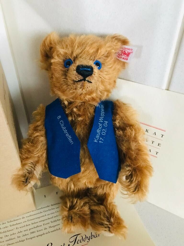 Steiff 420443 "Club Event Teddybär" limitierte Auflage Sammler OVP Zertifikat