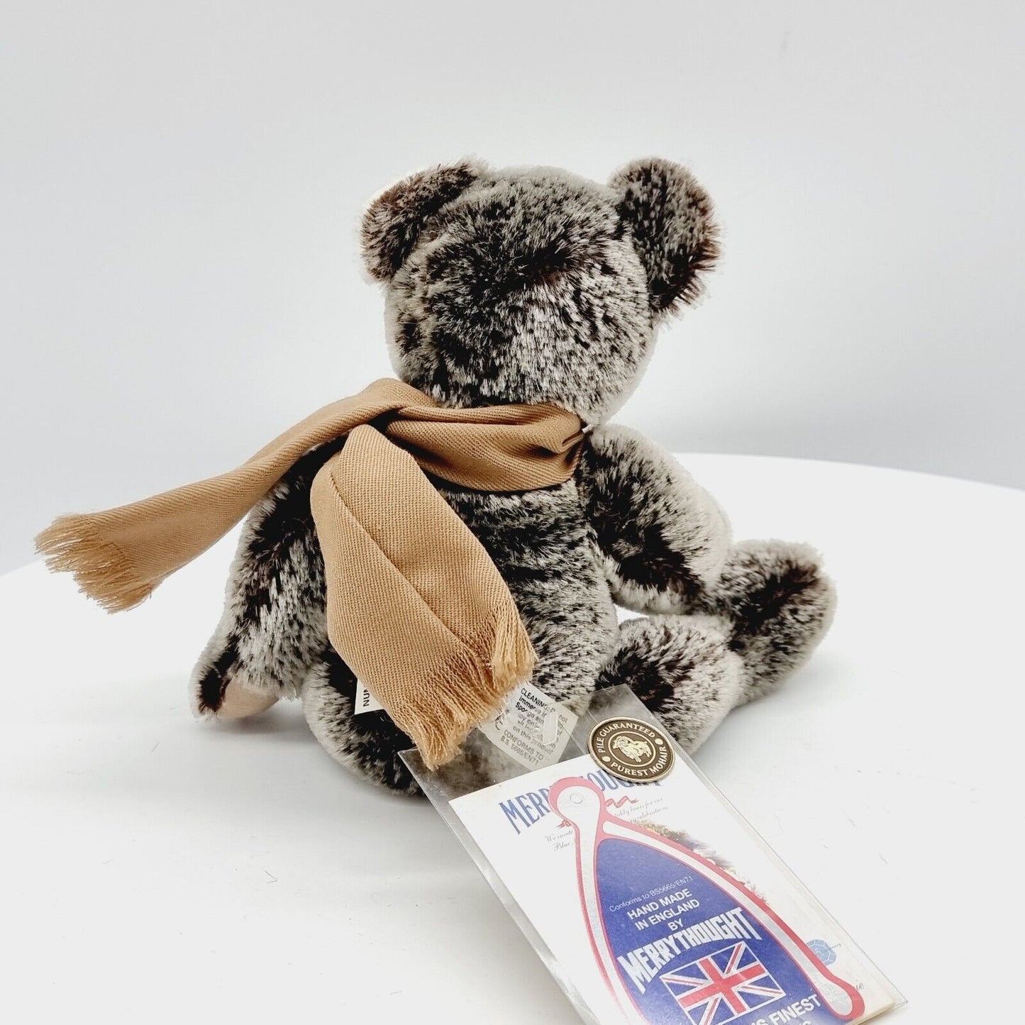 Merrythought Teddybär Pippin Geformter Gesichtsbär limitierte Auflage 312/1000