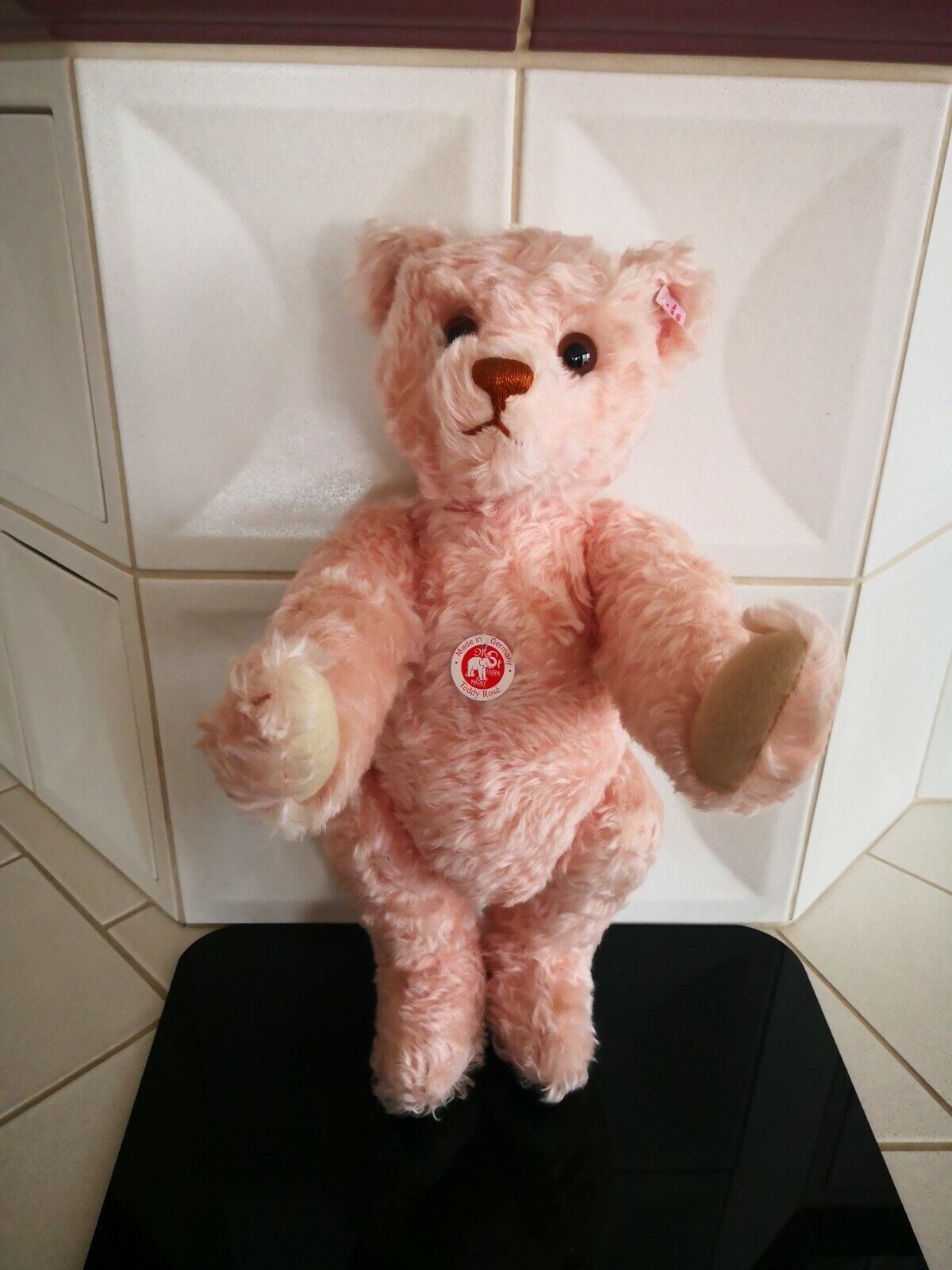 Steiff Teddybär Rose- Festival Teddybär 2005, 655845, limitierte Auflage