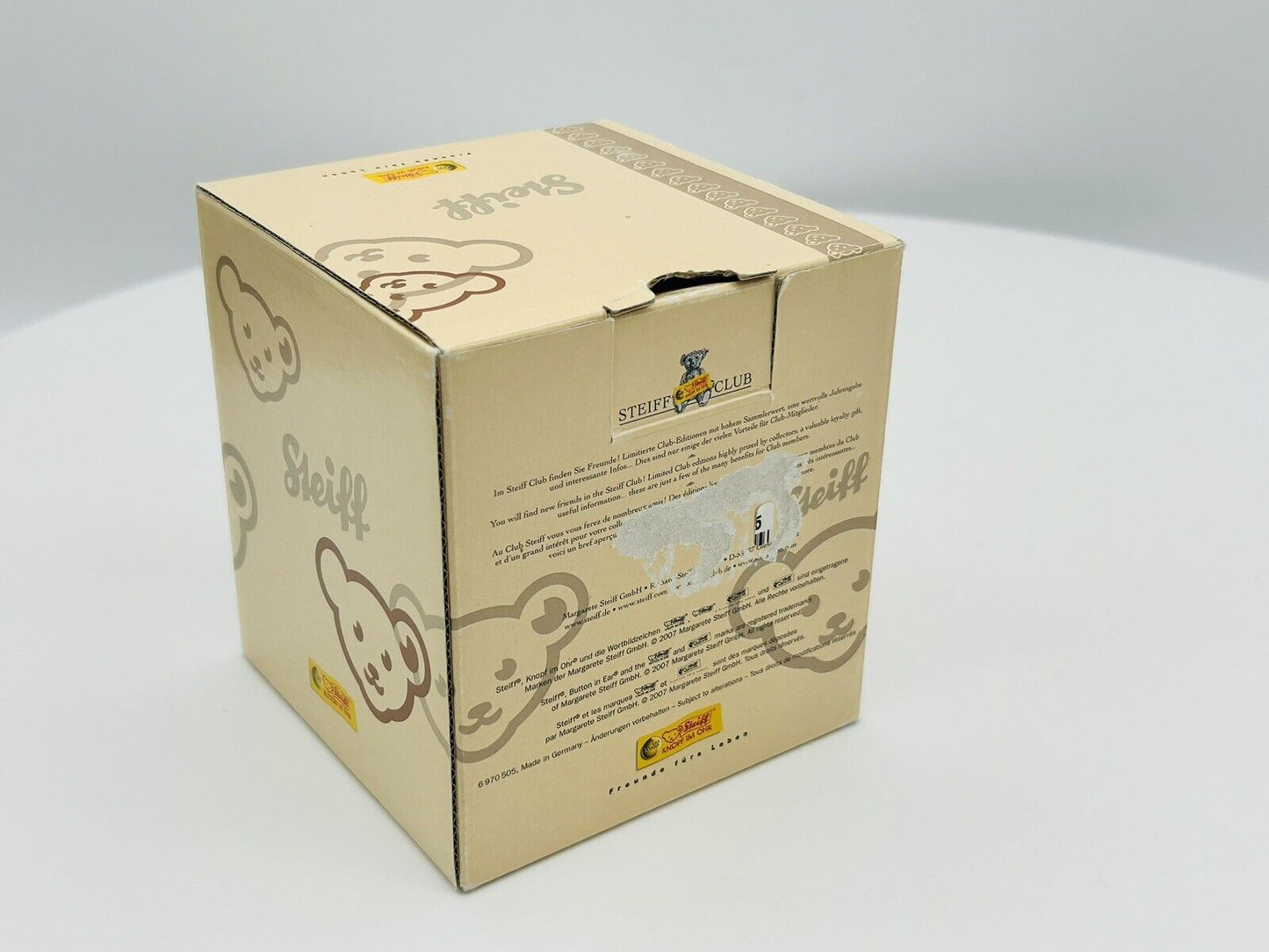 Steiff 037900 Ornament Rentier limitiert 2007 aus 2007 10 cm Filz