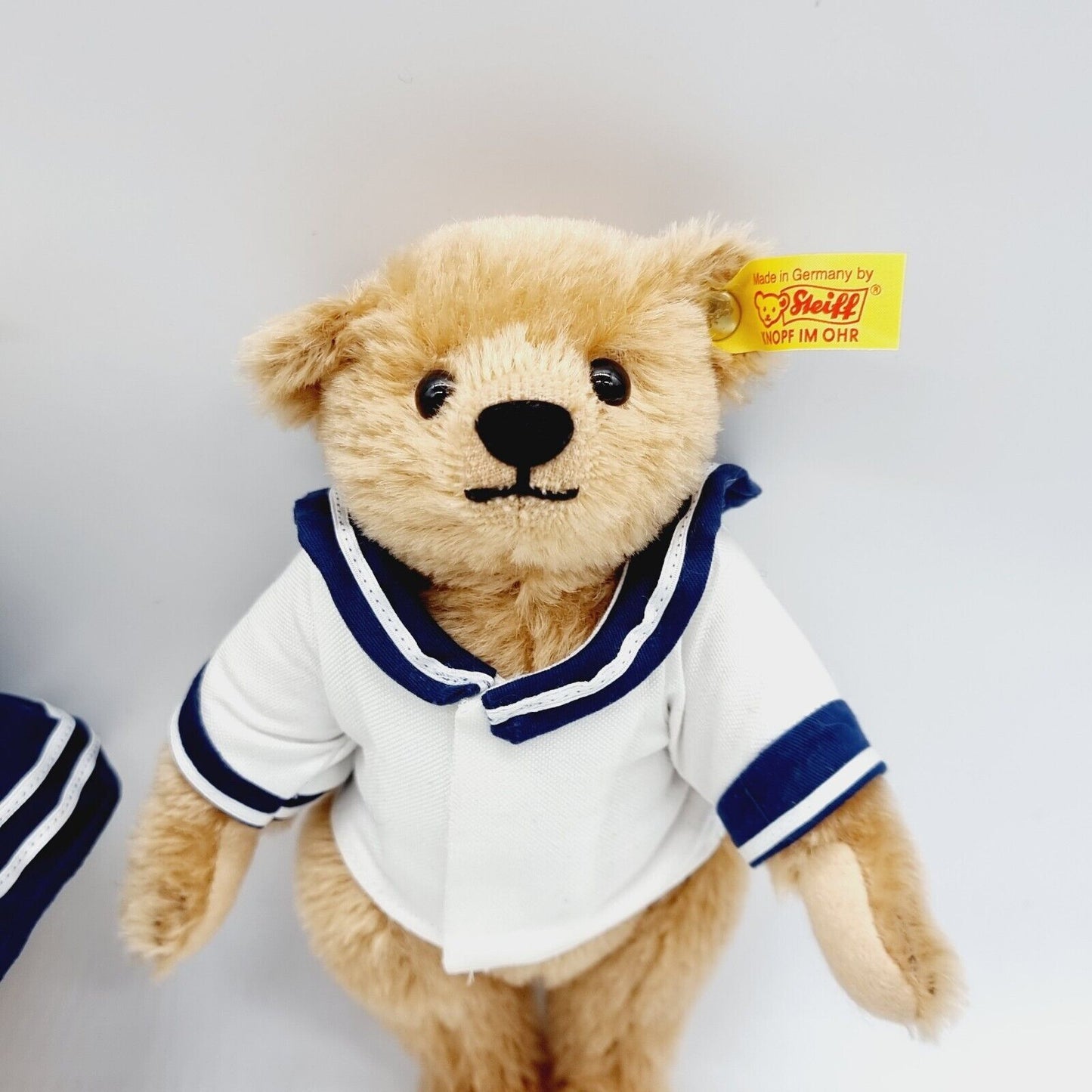 Steiff Sparset Matrosen Paar Andy 027185 und Amy 027192 Mohair 21cm