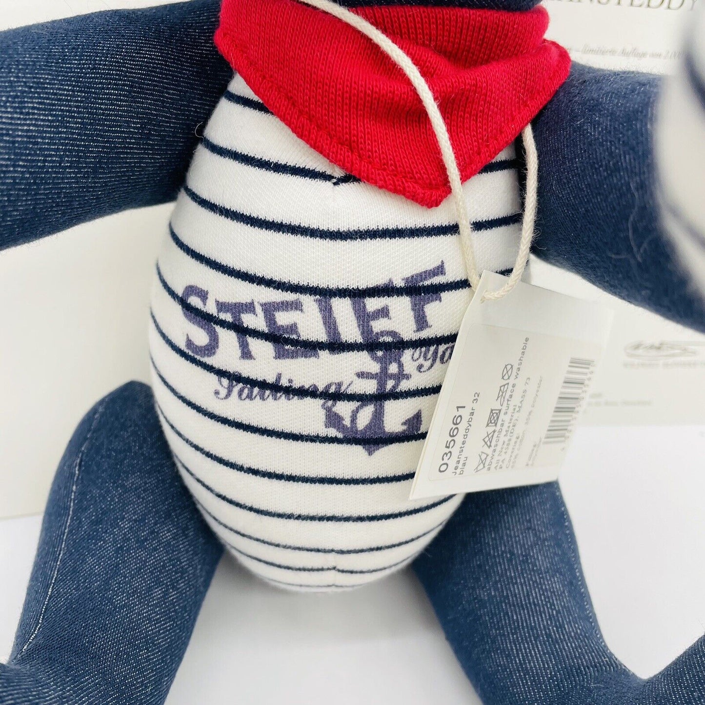 Steiff Jeansteddybär Selection 035661 limitiert 2000 aus 2012 32cm