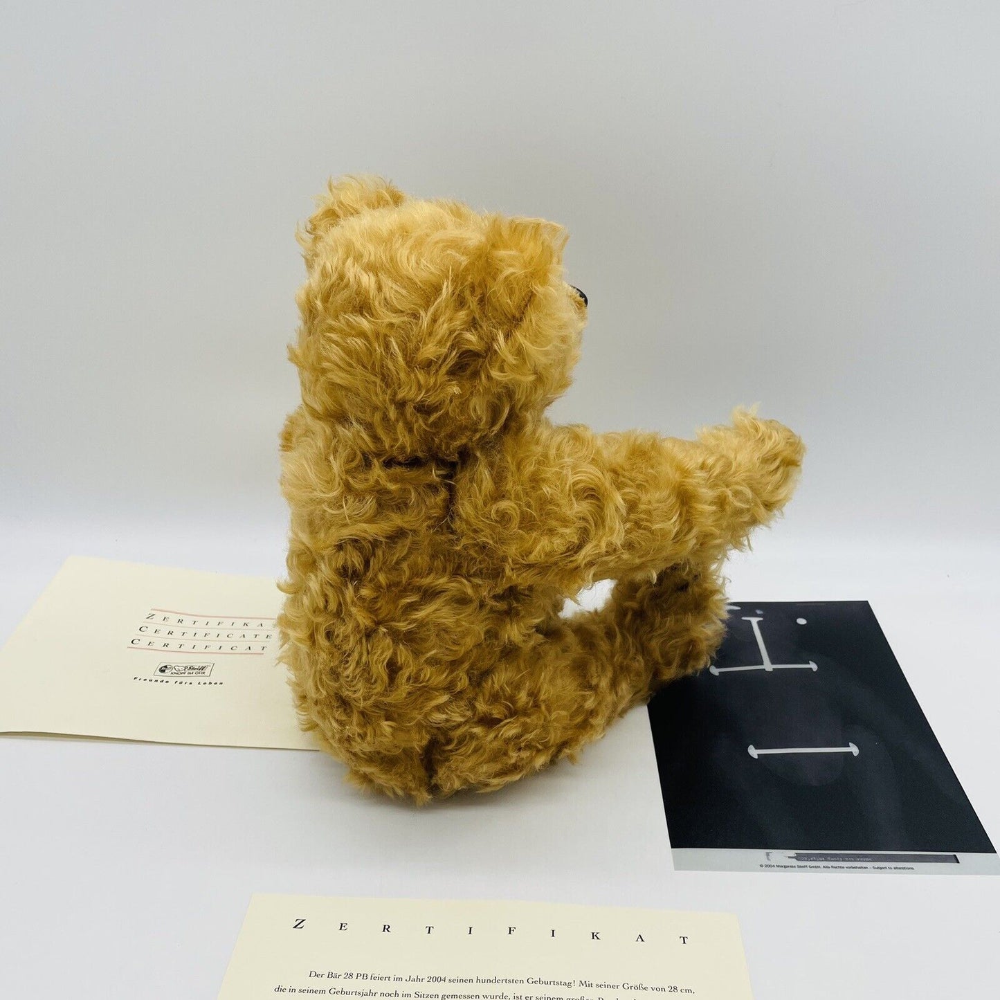 Steiff Replica Teddybär 28 PB 1904 404115 limitiert 7000 Mohair