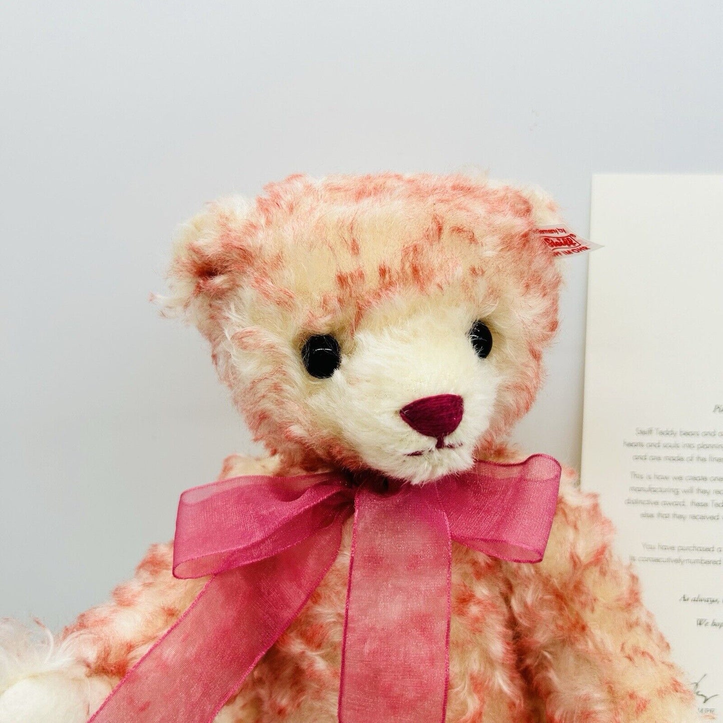Steiff 677601 Teddybär Dianthus limitiert 1500 aus 2013 für Japan 28 cm Mohair