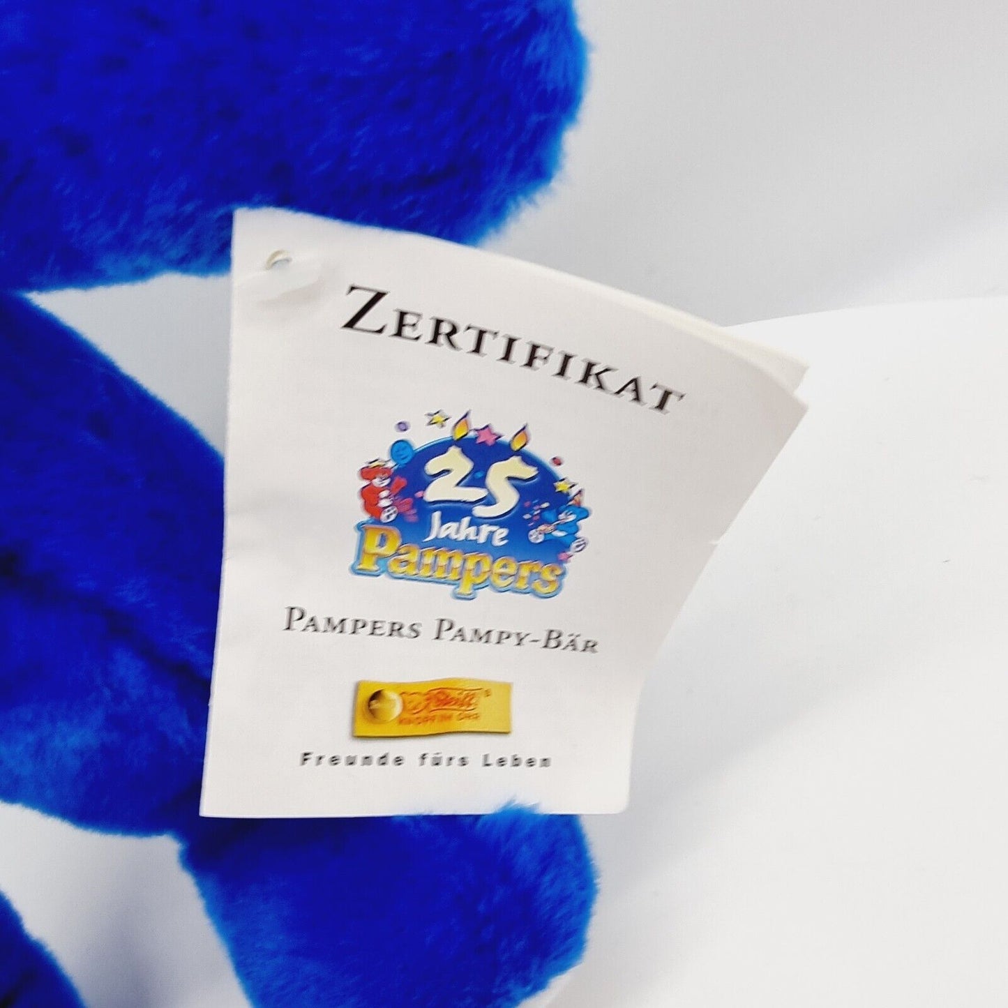 Steiff 996757 Pampers Pampy-Bär Teddybär 30 cm blau limitiert 5000 Jahr 1998