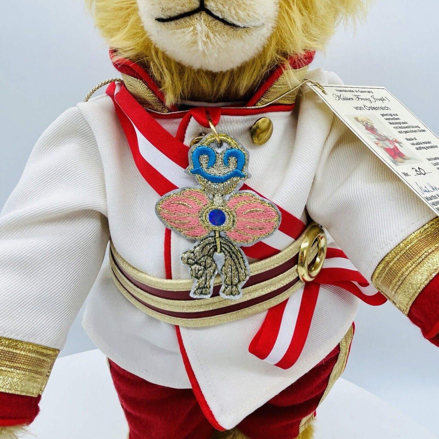 Hermann Coburg Teddybär Kaiser Franz Joseph limitiert 500 40 cm Mohair