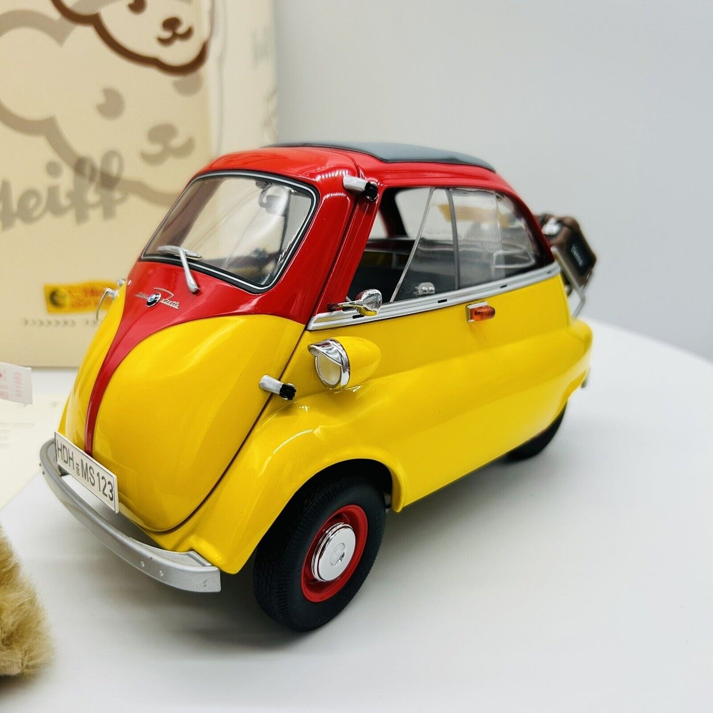 Steiff BMW Isetta Set 656156 limitiert 1500 aus 2006 Mohair