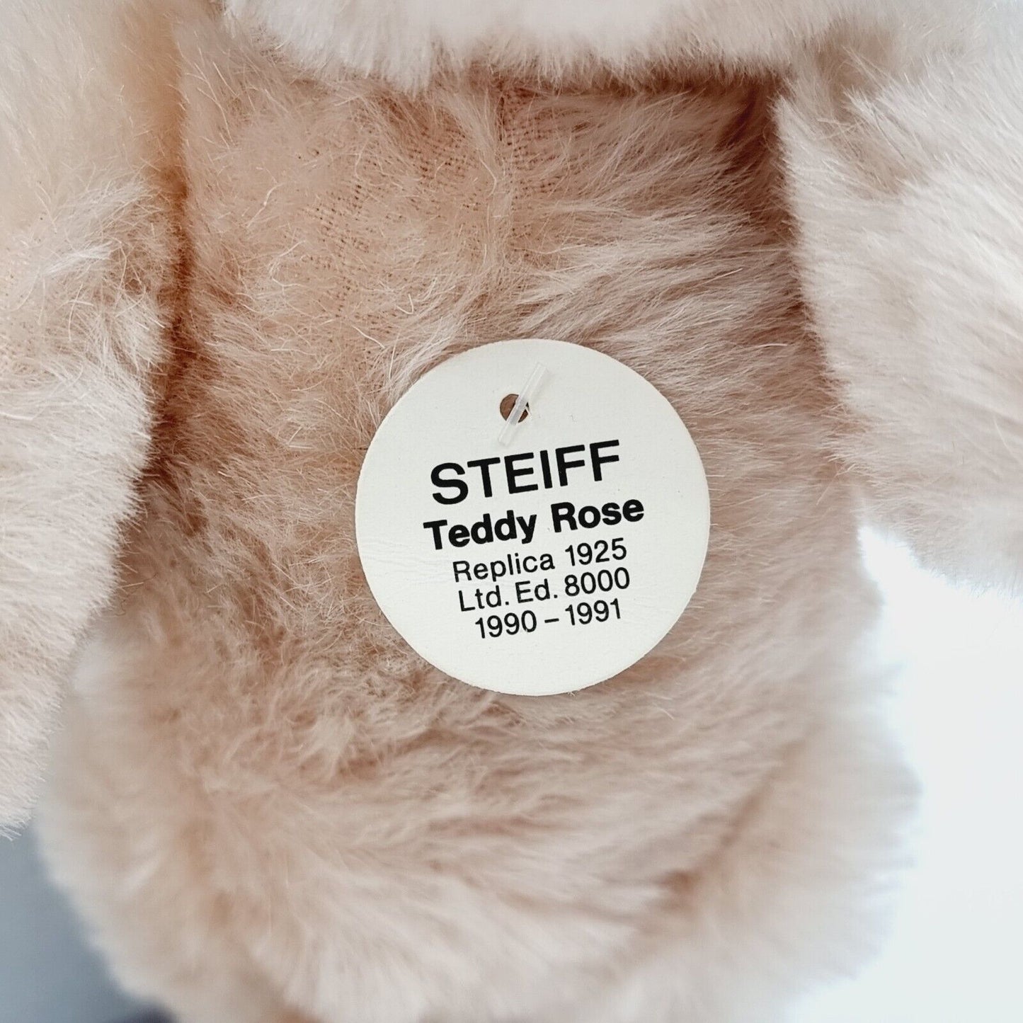 Steiff TeddyBär 407154 Rose 25 cm. Mit Ovp & Zertifikat. Top Zustand