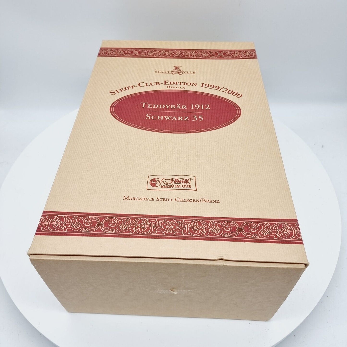 Steiff 420160 Teddybär Club Edition 1999 schwarz 35 cm Mohair