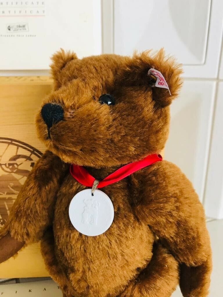 Steiff MEIẞEN Teddybär 420351 28 cm Messe Leipzig 1903