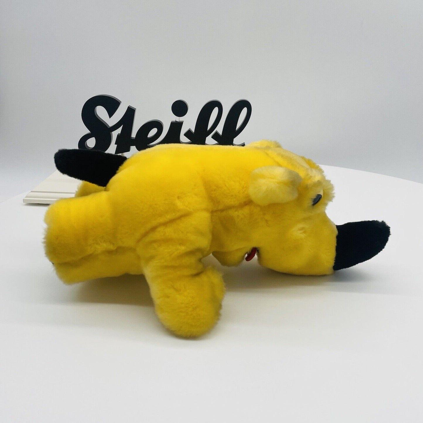 Steiff Nase vorn Hörnchen Nashorn gelb 7504/20 27cm