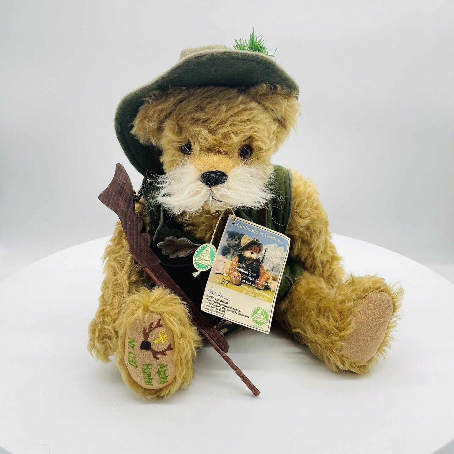 Hermann Coburg Teddybär Alpine Hunter Alpenjäger limitiert 100 aus 2009 38cm