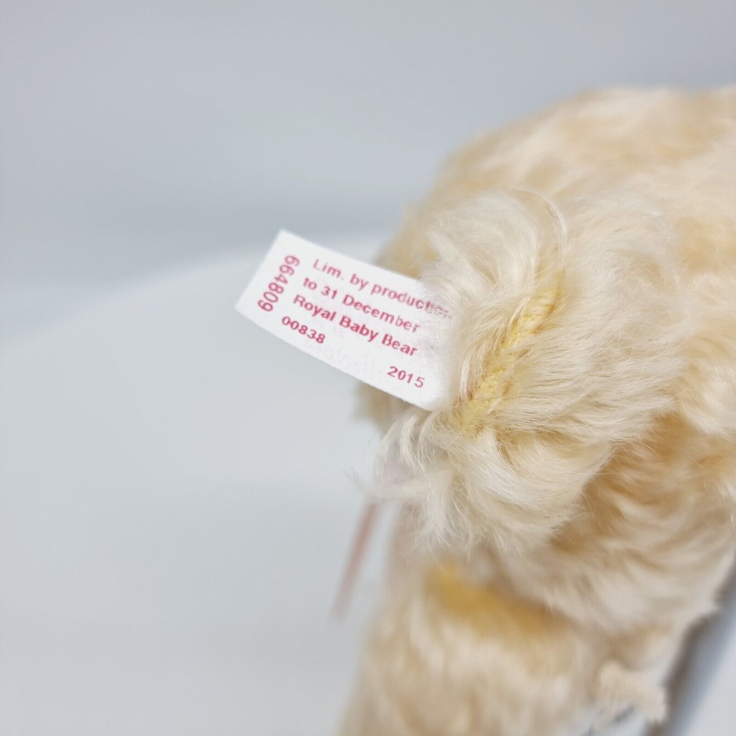 Steiff 664809 Teddybär Royal Baby Charlotte limitiert bis Ende 2015 25 cm Mohair