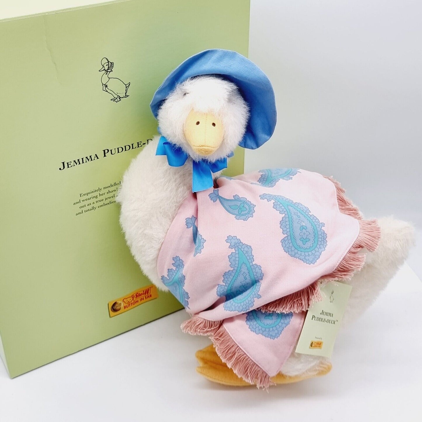 Steiff 653445 Beatrix Potter Jemima Puddle Duck limitiert 1500 38 cm