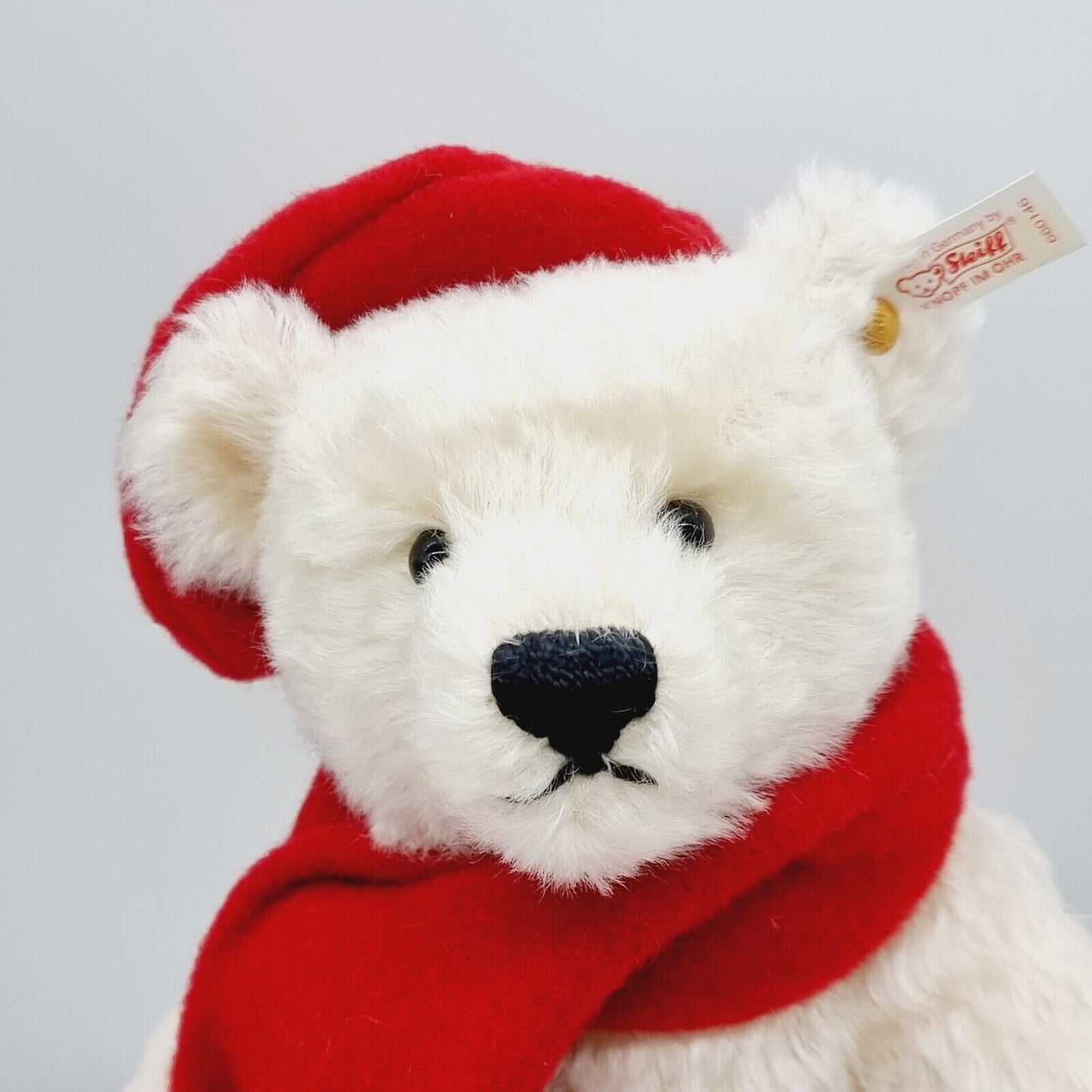 Steiff 660146 Skifahrer Teddybär weiß 34 cm 2000 limitiert 1500 exklusiv Schweiz