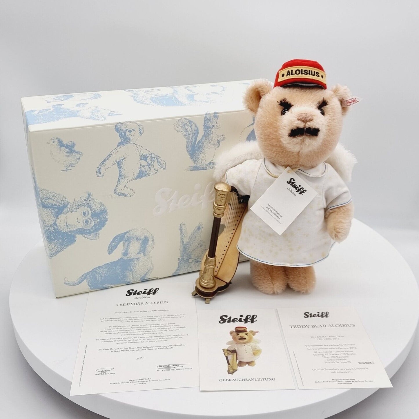 Nr. 1! - Steiff Teddybär Aloisius 673467 honig 29 cm limitiert Jahr 2012 OVP