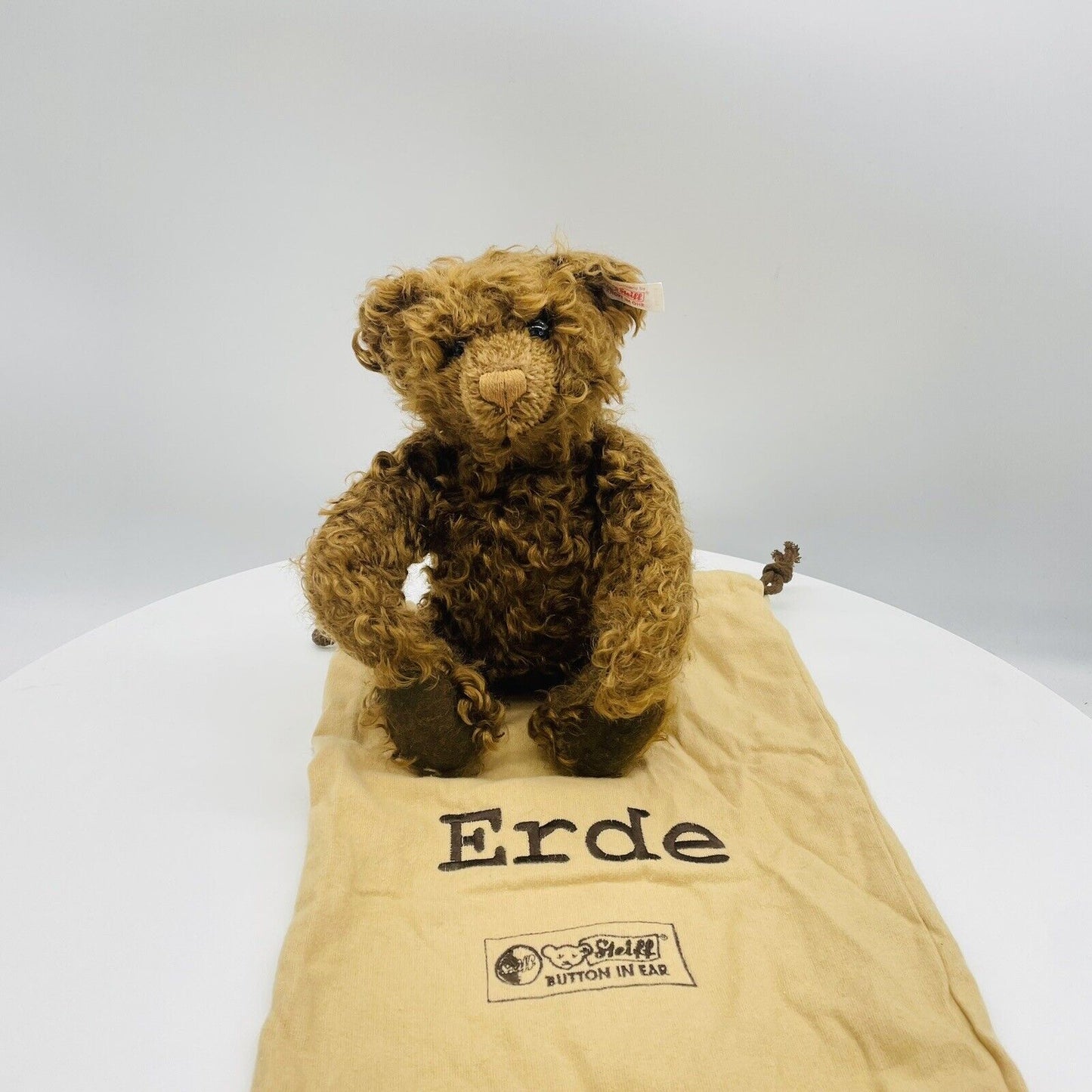 Steiff Teddybär Erde Vier Elemente Serie limitiert 2000 aus 2001 32cm Mohair