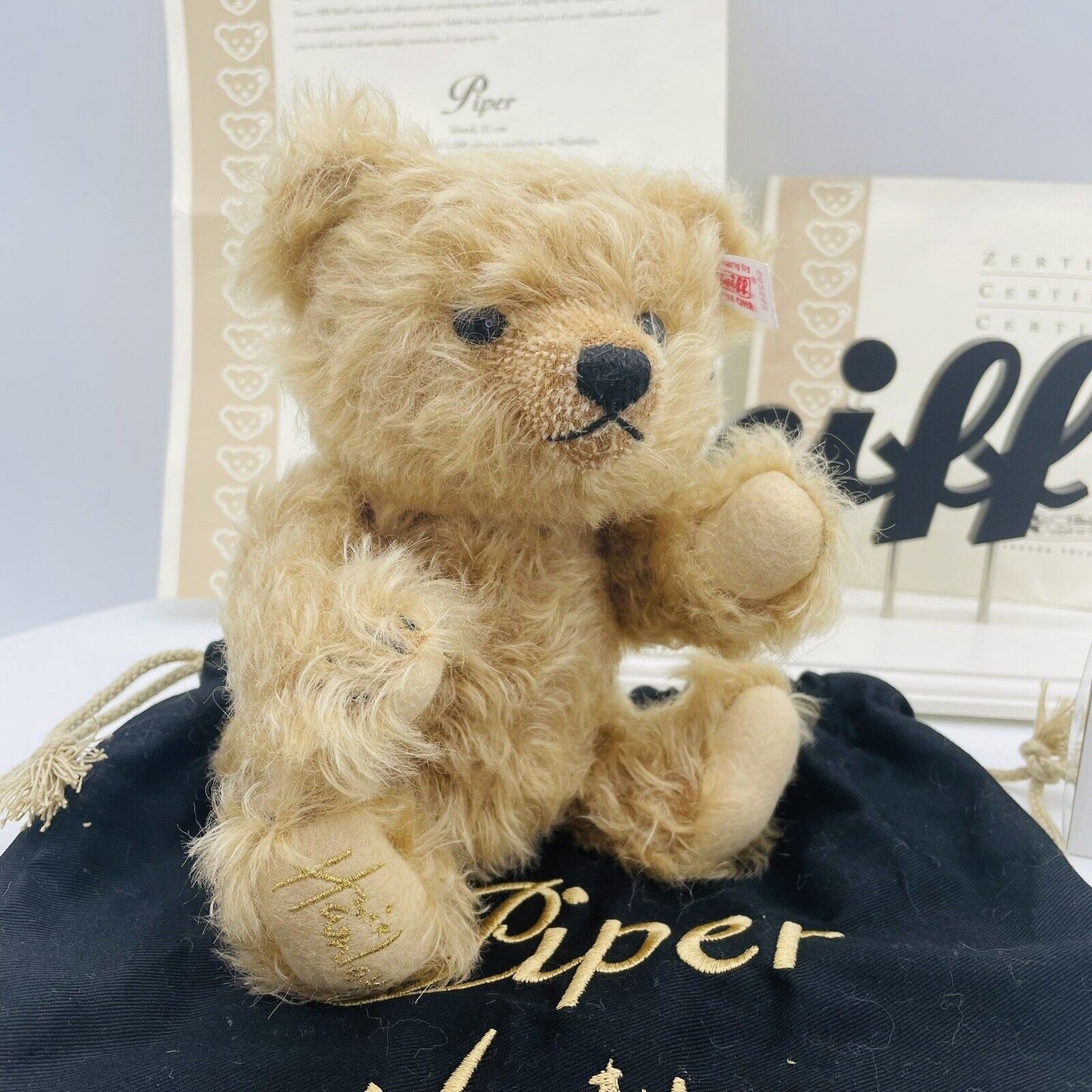 Steiff Piper 662553 für Hamleys limitiert 1500 aus 2007 21cm Mohair