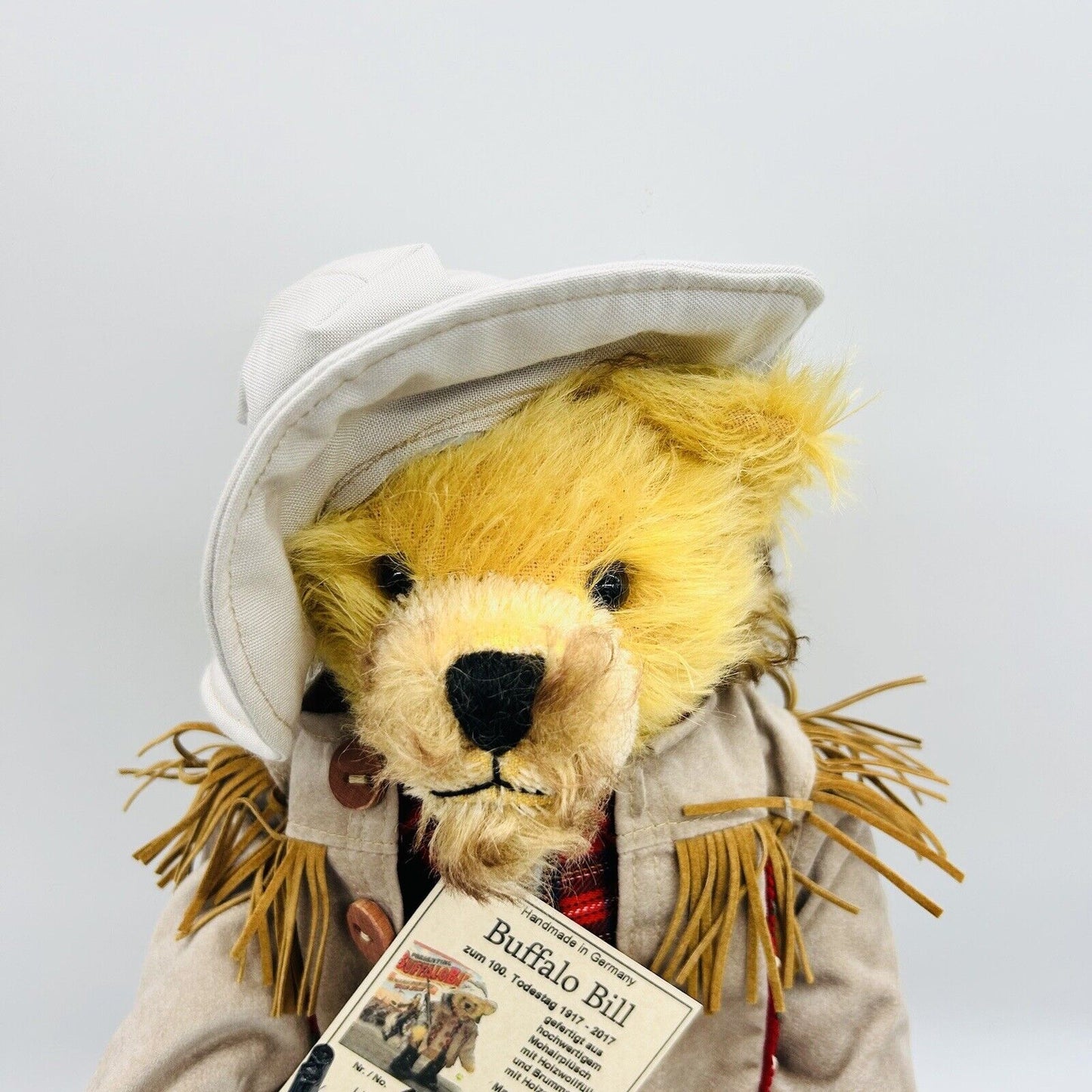 Hermann Coburg Teddybär Buffalo Bill limitiert 500 40 cm Mohair