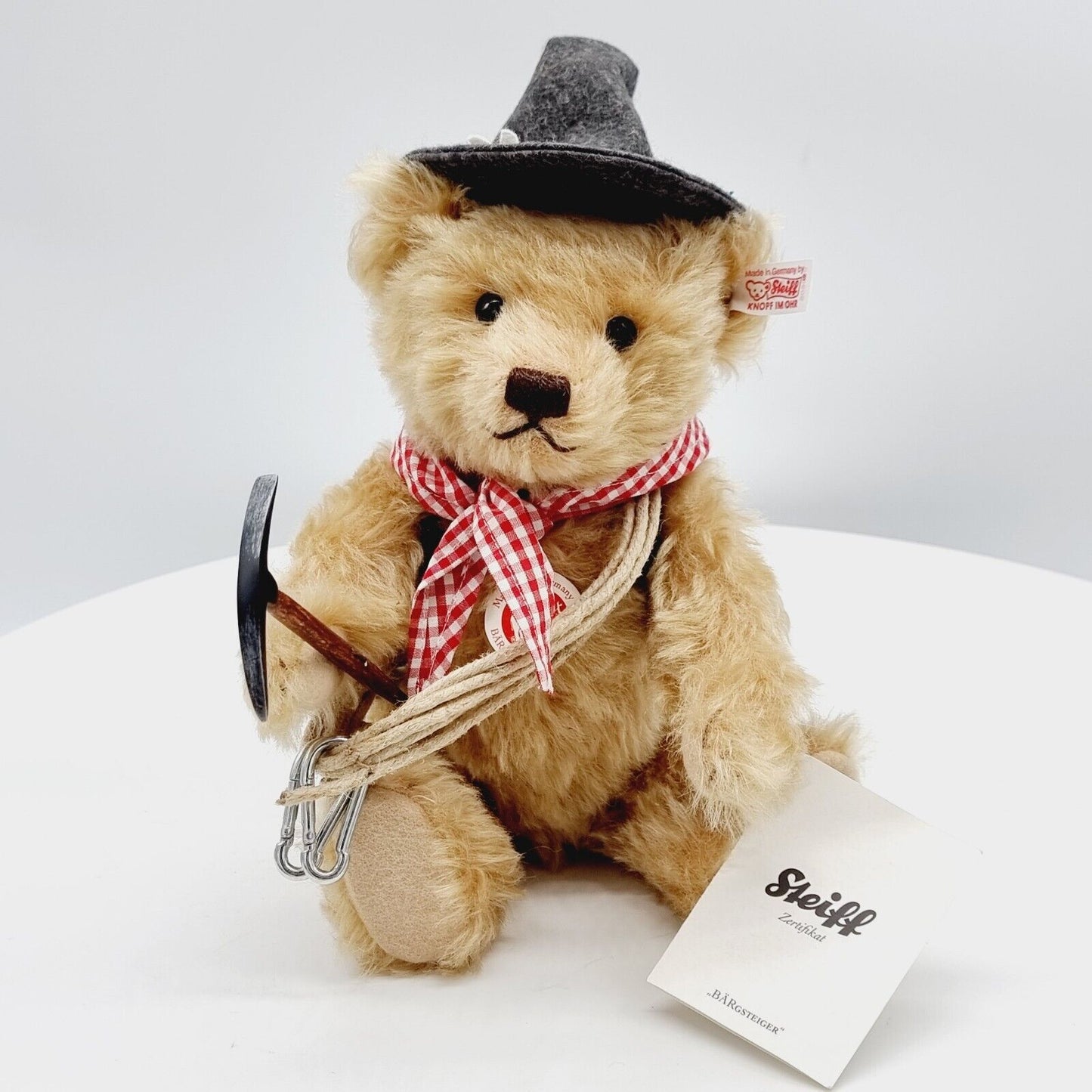 Steiff 656606 Teddybär Bärgsteiger limitiert 1500 aus 2008 28 cm Mohair