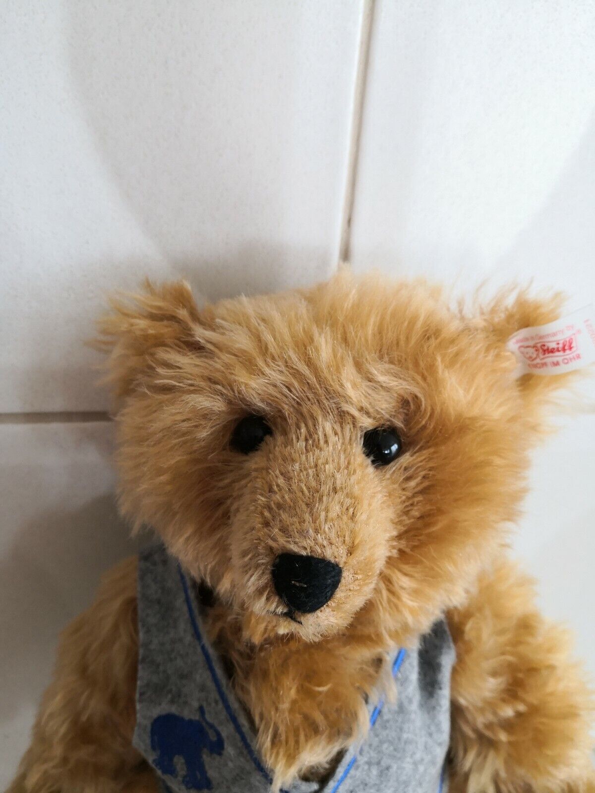 Steiff Teddy Jahrhundert Bär 2000 420221 neuwertig limitiert 33 cm Zertifikat