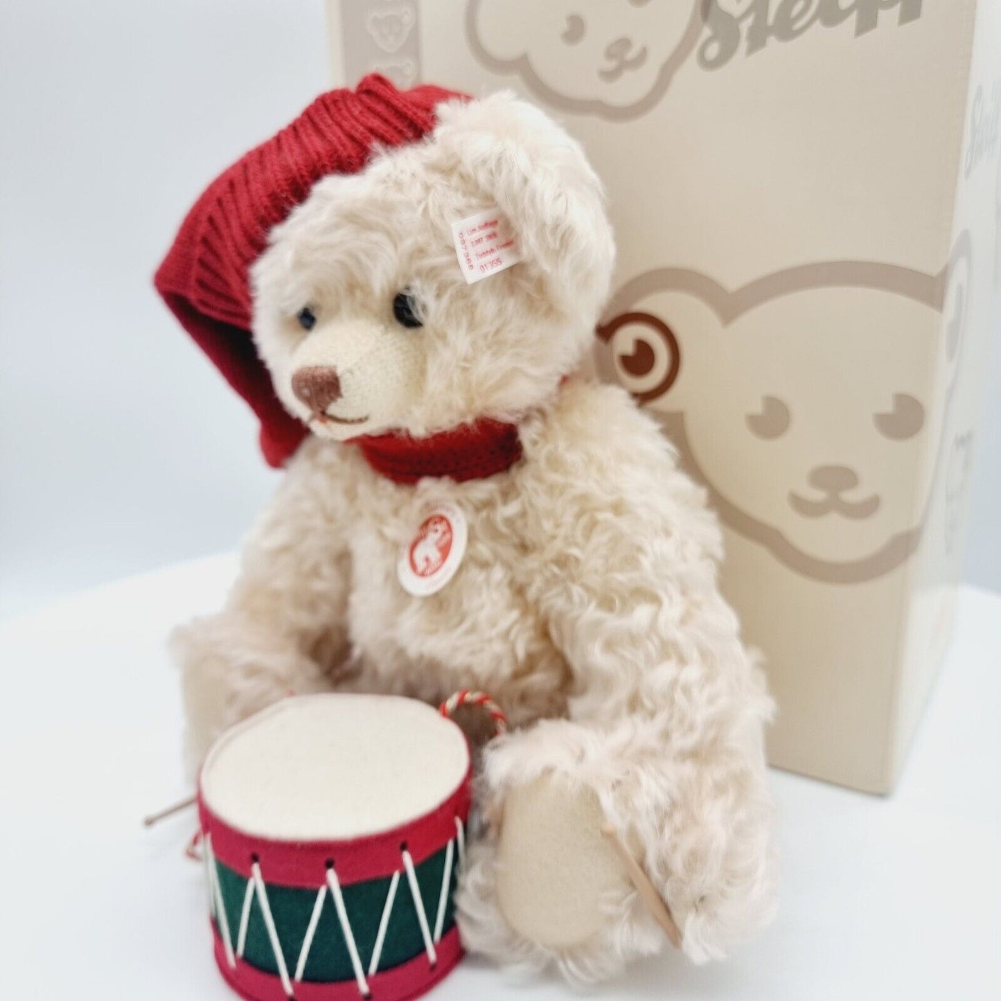 Steiff 037368 Teddybär Trommler limitiert 2007 aus 2007 30cm Mohair