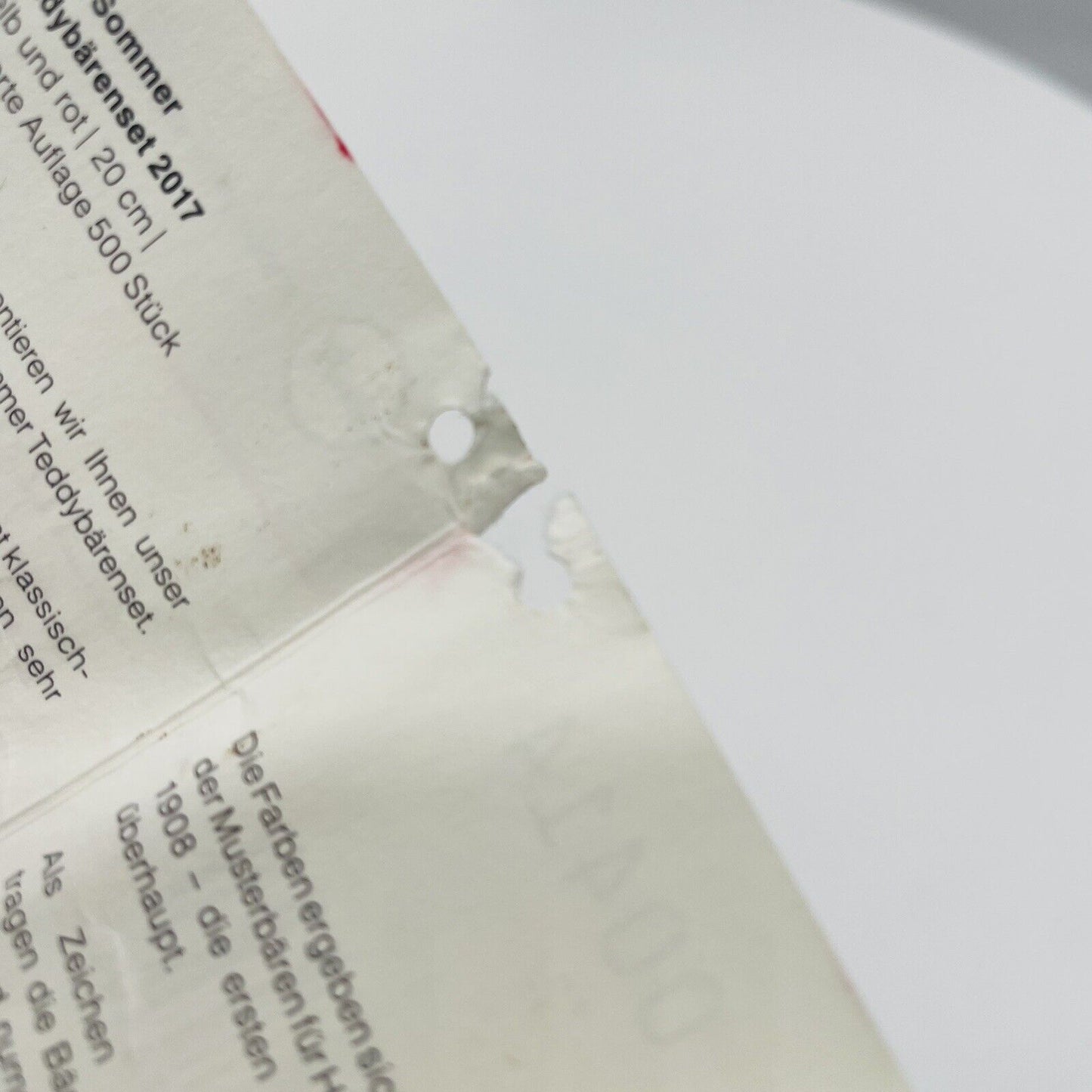 Steiff Sommer Teddybärenset 2017 674594 limitiert 500 aus 2017 Mohair