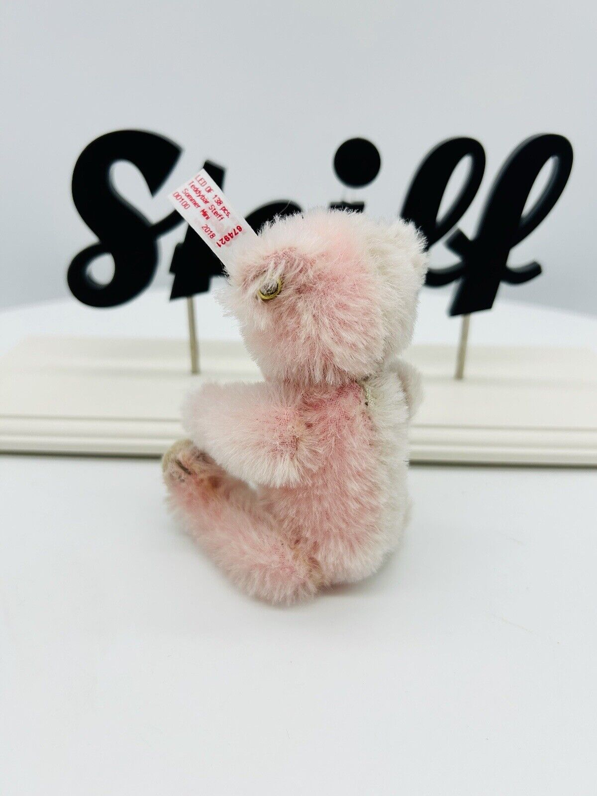 Nr. 100! Steiff 674921 Mini Teddybär Steiff Sommer 2018 limitiert 138 14 cm