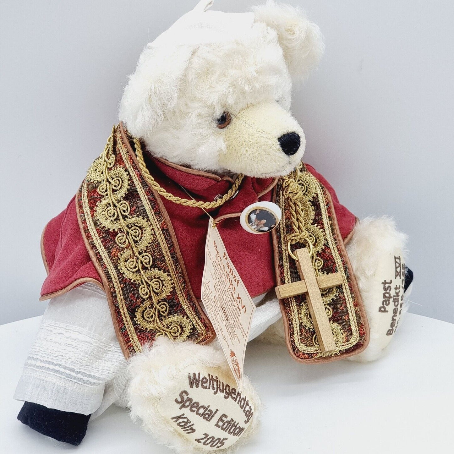 Nr. 250! Hermann Coburg Papst Benedikt Teddybär Special Edition 2005 limitiert