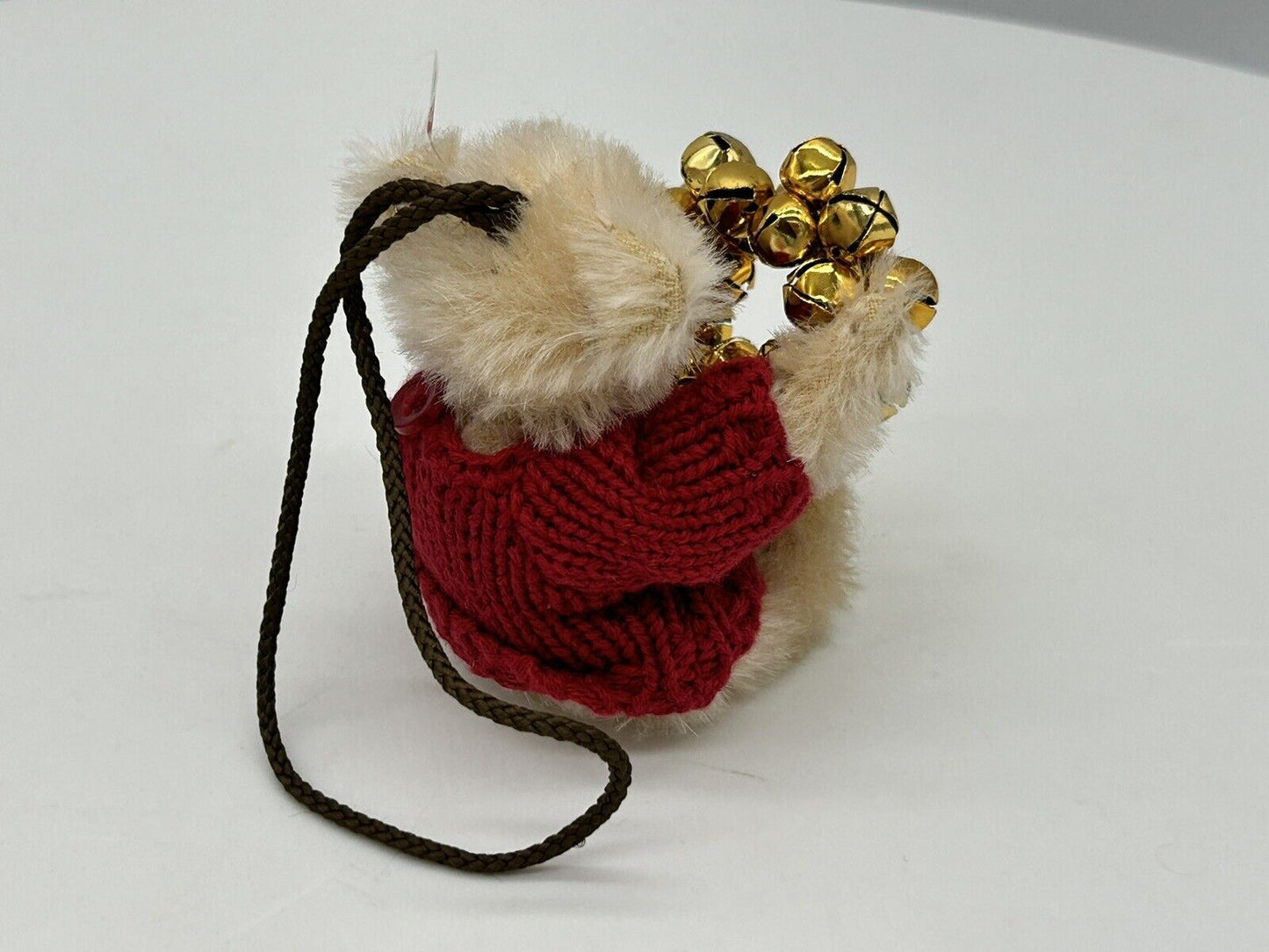 Steiff 668630 Teddybär Teddy with Wreath Ornament limitiert 1500 aus 2006 Mohair